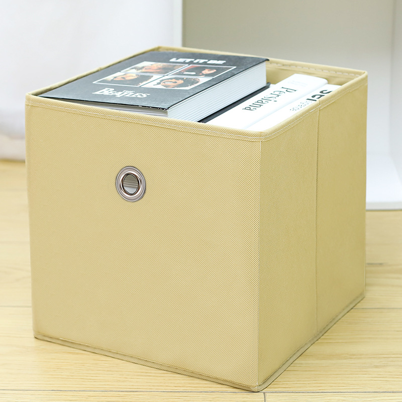 Home closet square round hole storage boxes