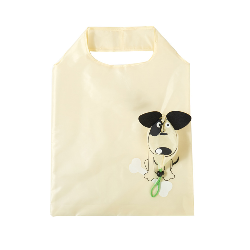 Eco-friendly animal cartoon folding shopping bag