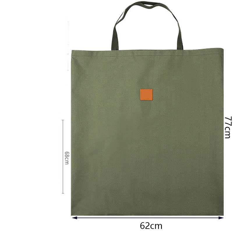 Extra large thickened zipper waterproof grocery bag