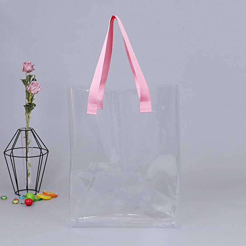 Transparent PVC bag gift shopping bags