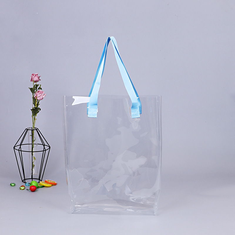 Transparent PVC bag gift shopping bags