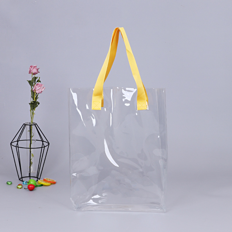 Transparent PVC bag gift shopping bags