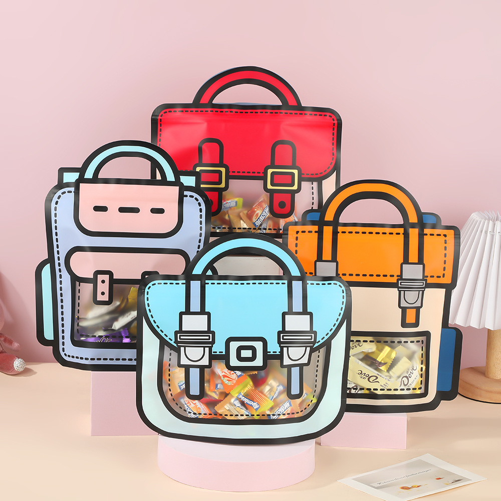 Creative zipper 10 pcs gift bag