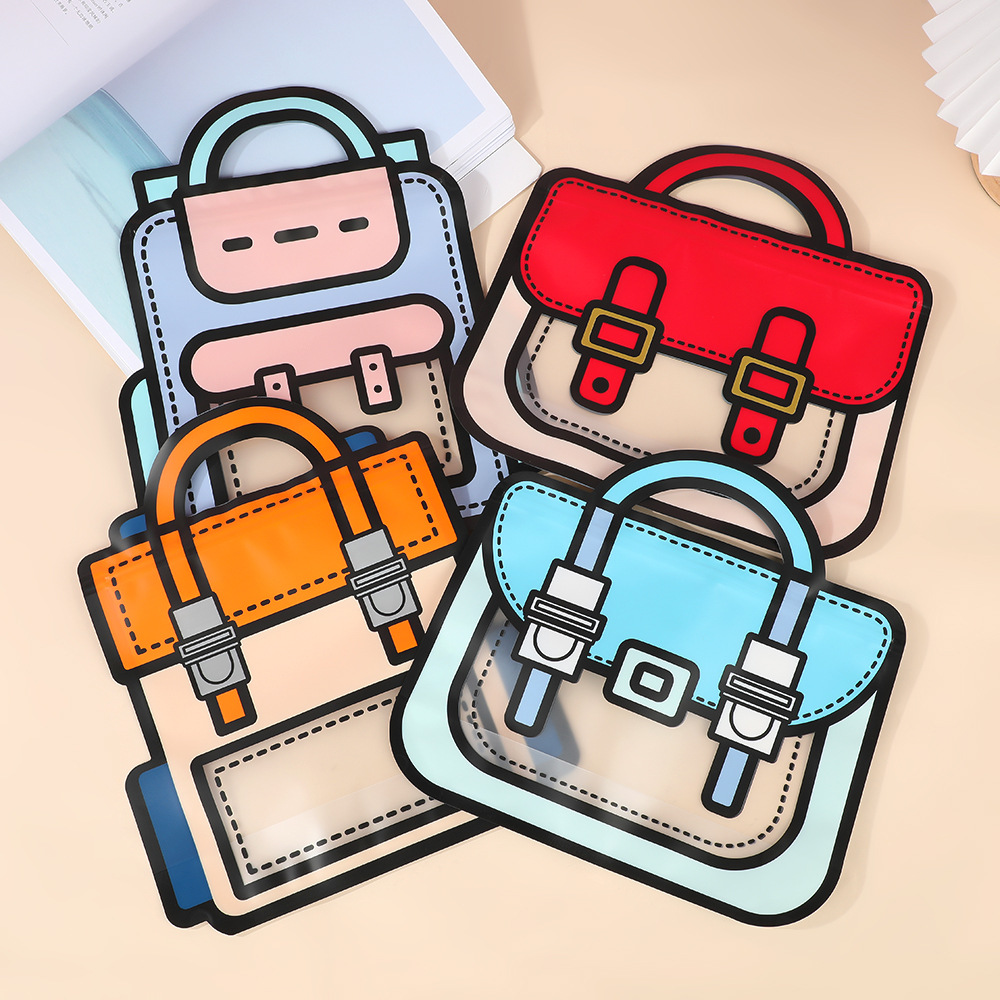 Creative zipper 10 pcs gift bag