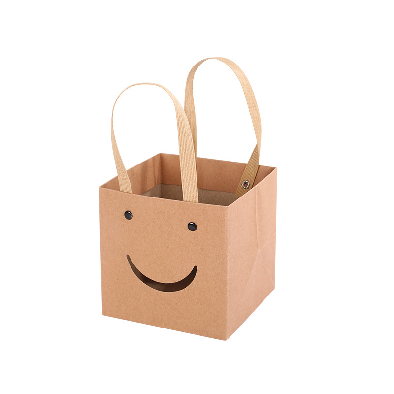 Square open window handbag gift bag