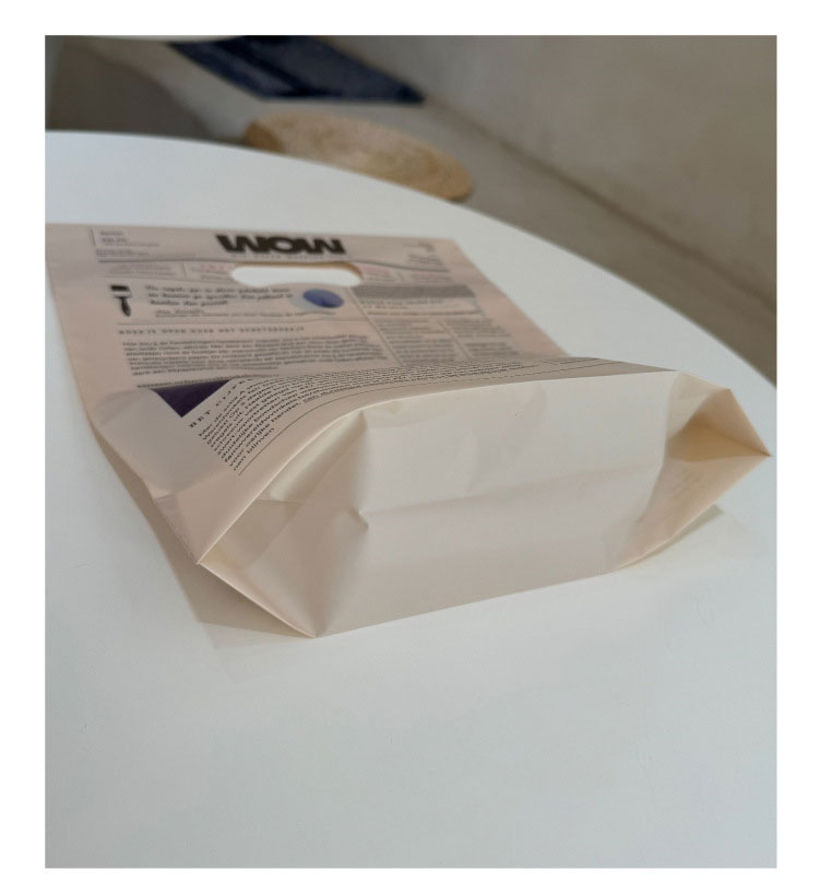 English newspaper style 10pcs plastic tote bags