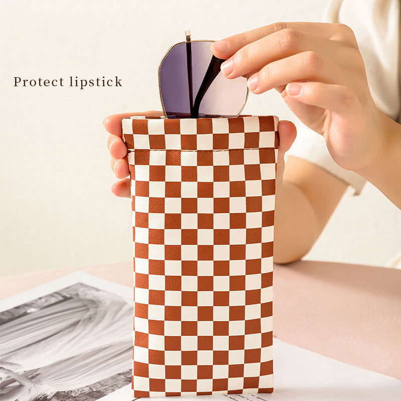 Automatic Closing Glasses Pouch Fashion Sunglasses Storage Bag