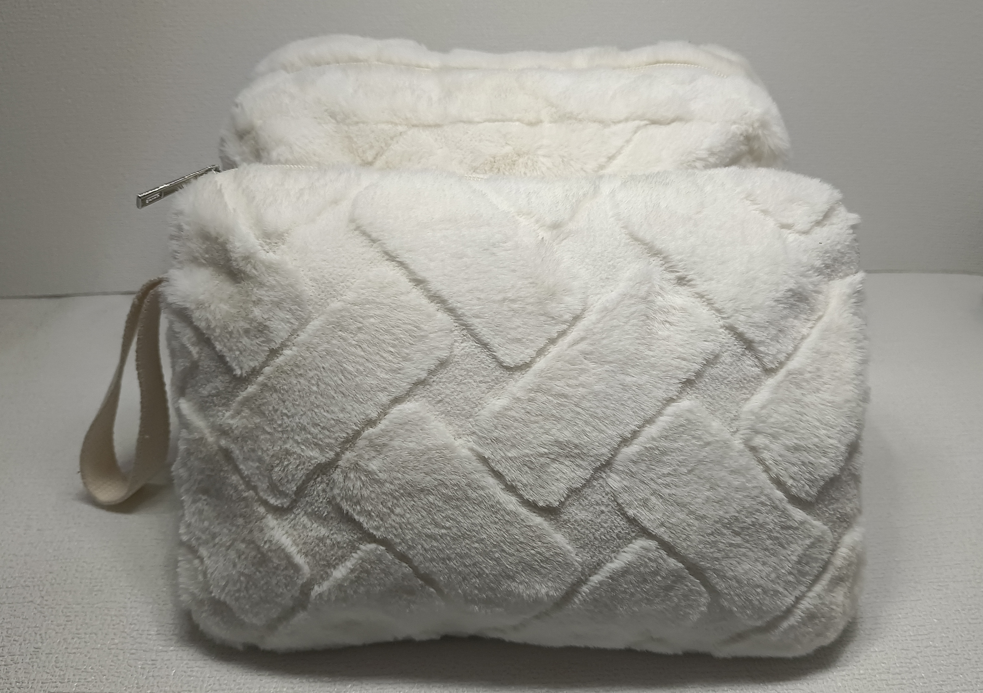 Faux Fur Shoulder Bag Set