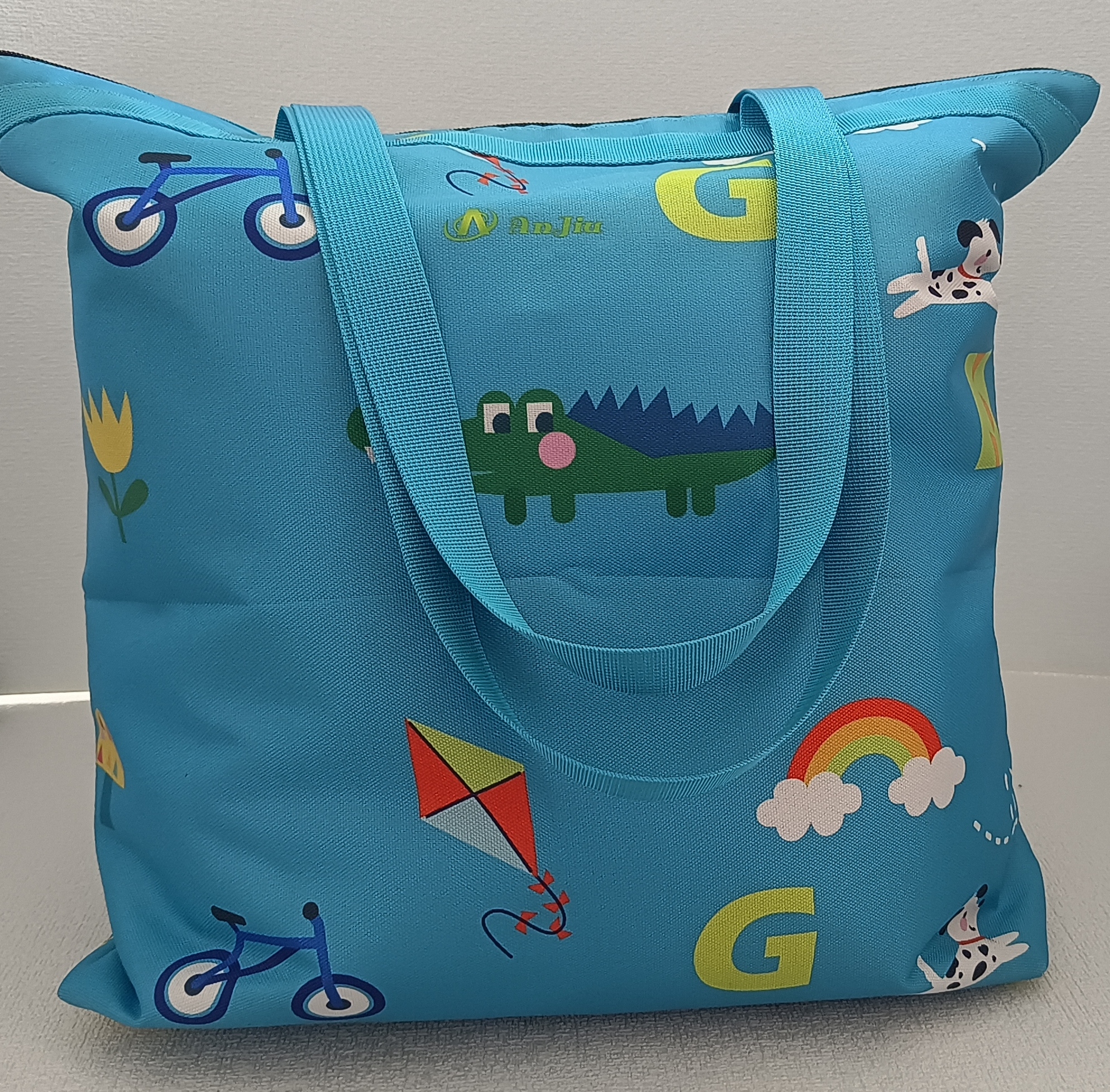 Waterproof 200d Oxford Cute Shopping Tote Bag