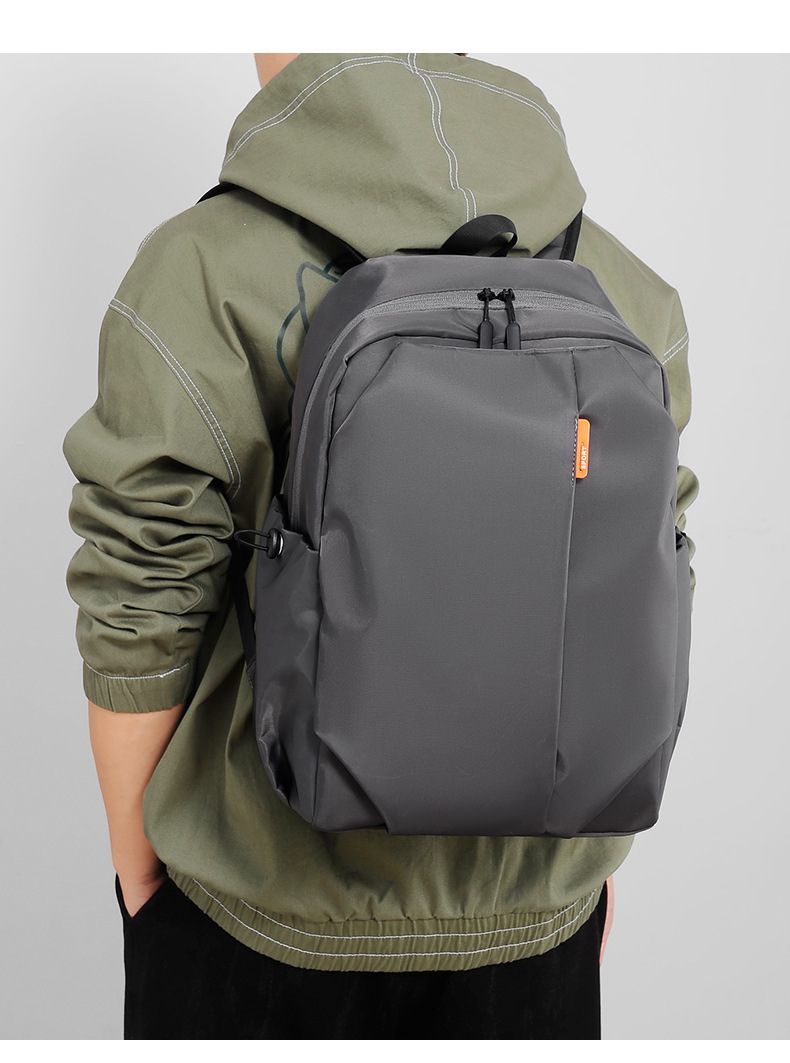 Custom Logo Simple Men's casual laptop baackpack