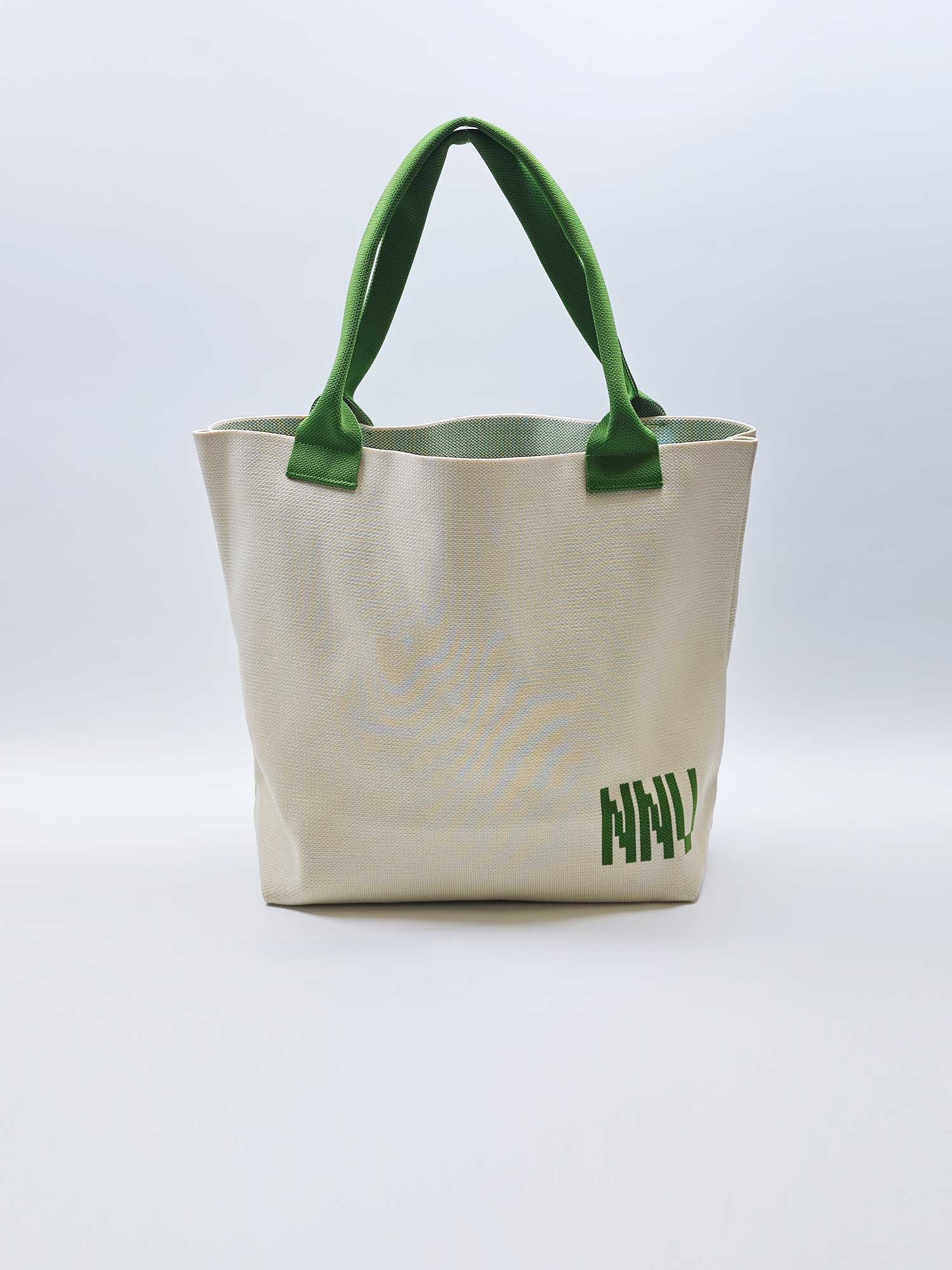 Simple style knitted sling tote bag