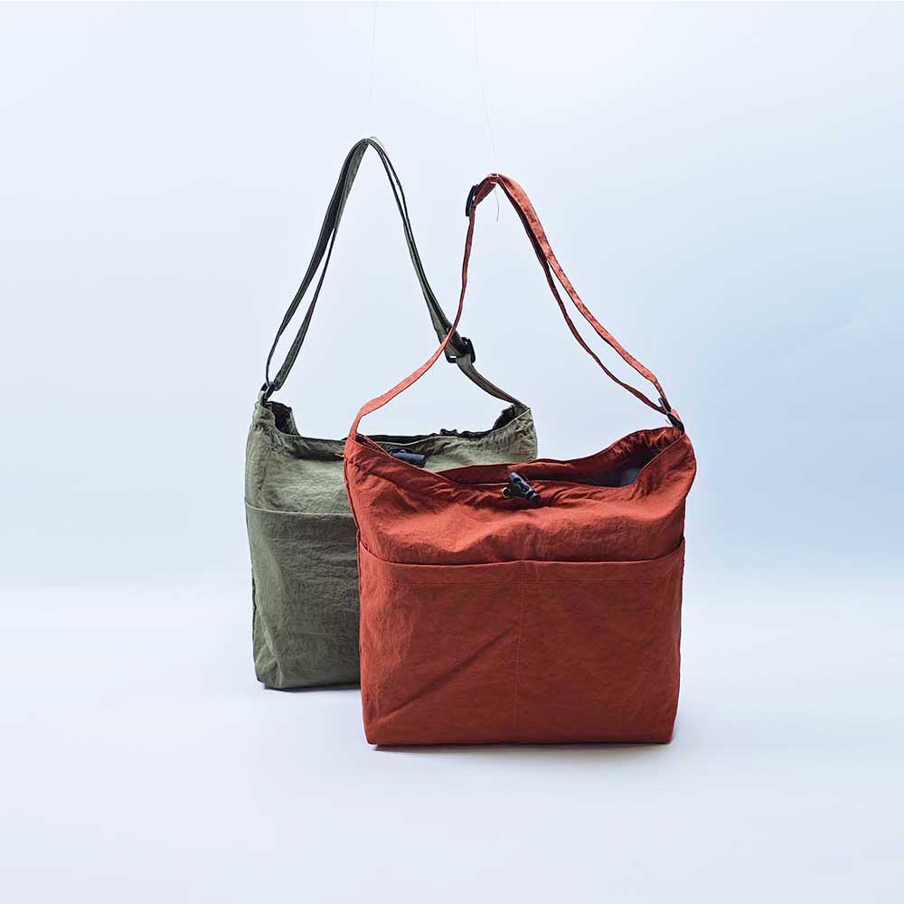 Large capacity drawstring bucket crossbody bag