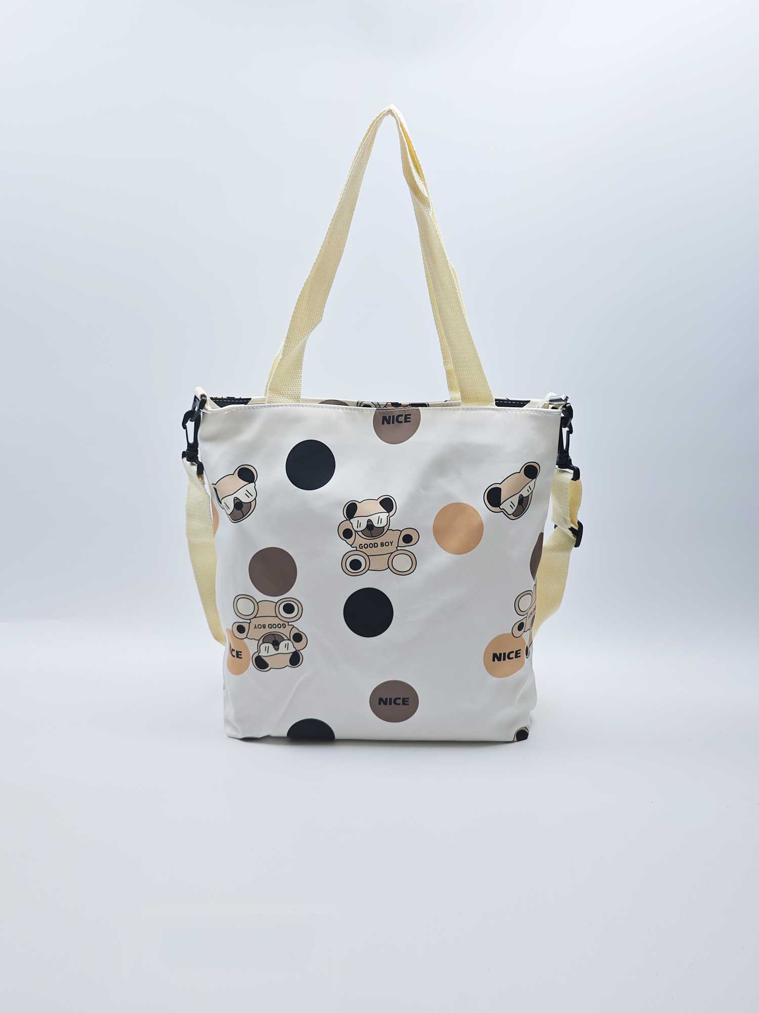 Fashion canvas printed tote bag