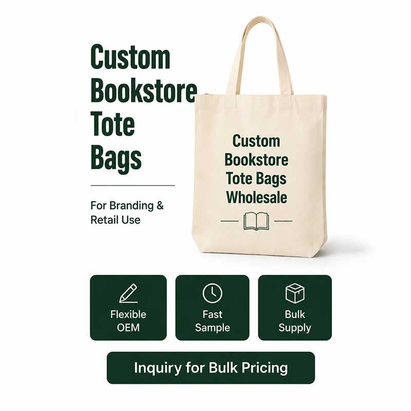 Promotional Custom Branding Canvas Tote Bags for Cafe Shop