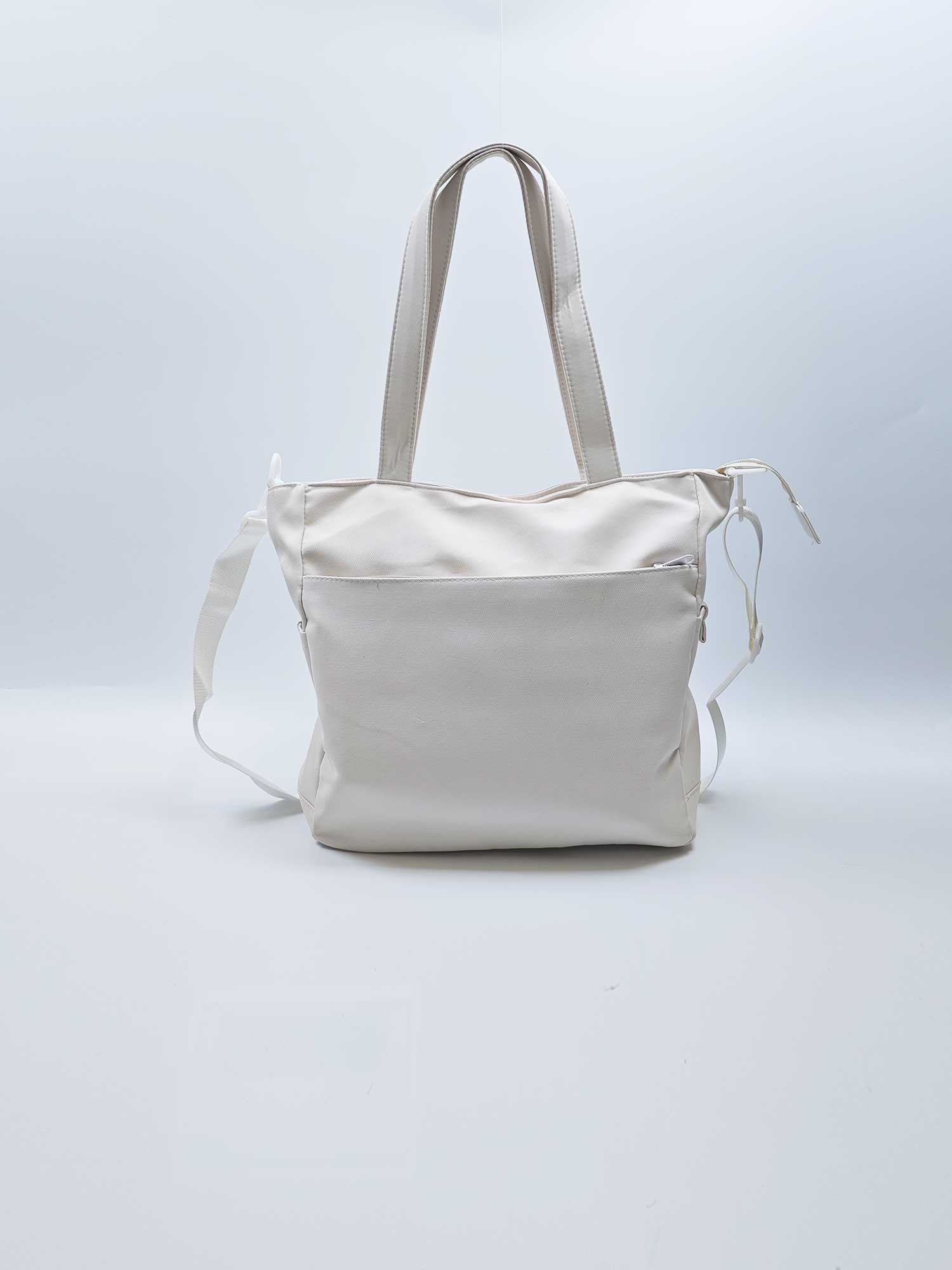 Large capacity student tote travel bag with visual layer