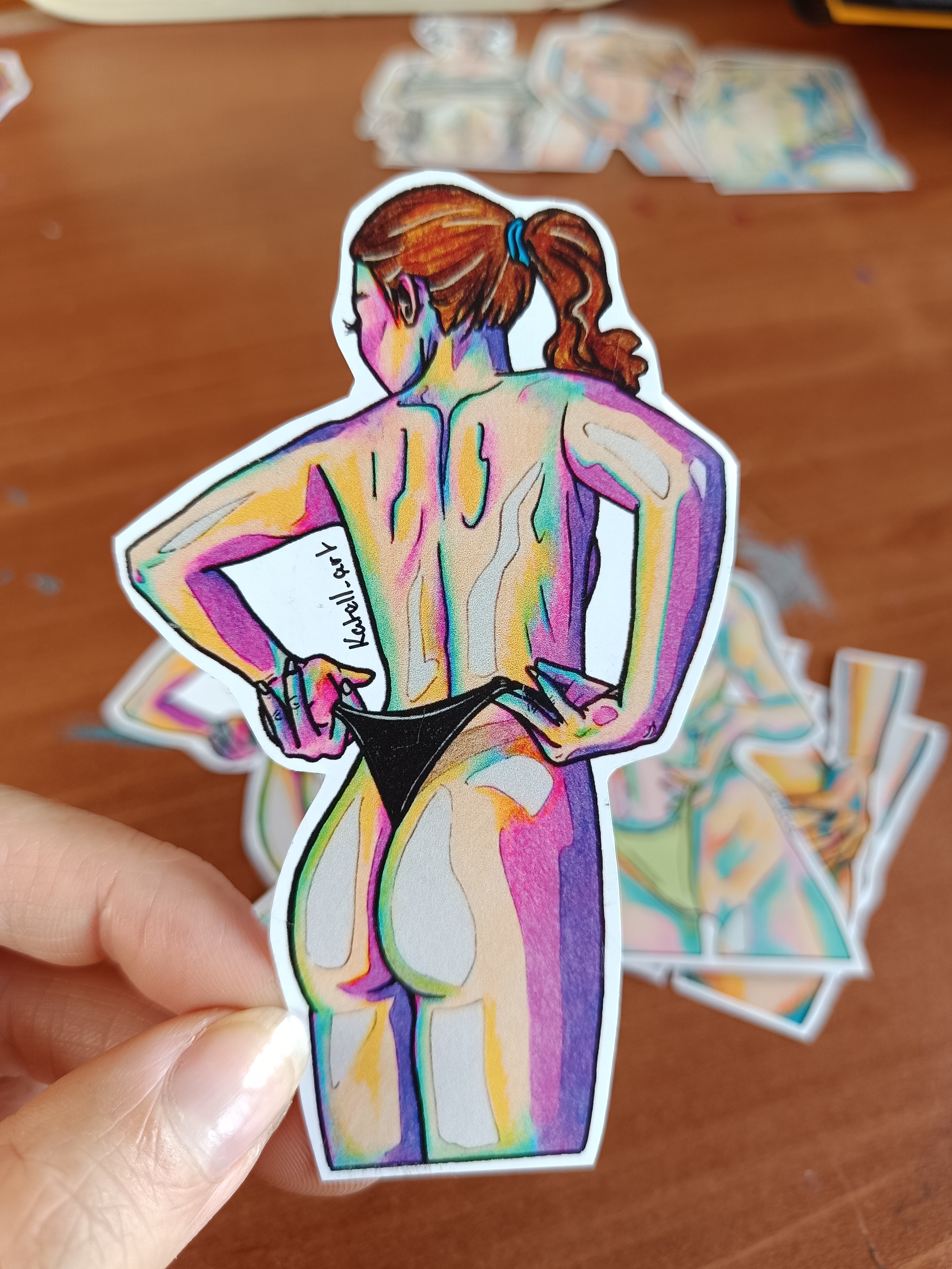 Stickers soft erotic art 3