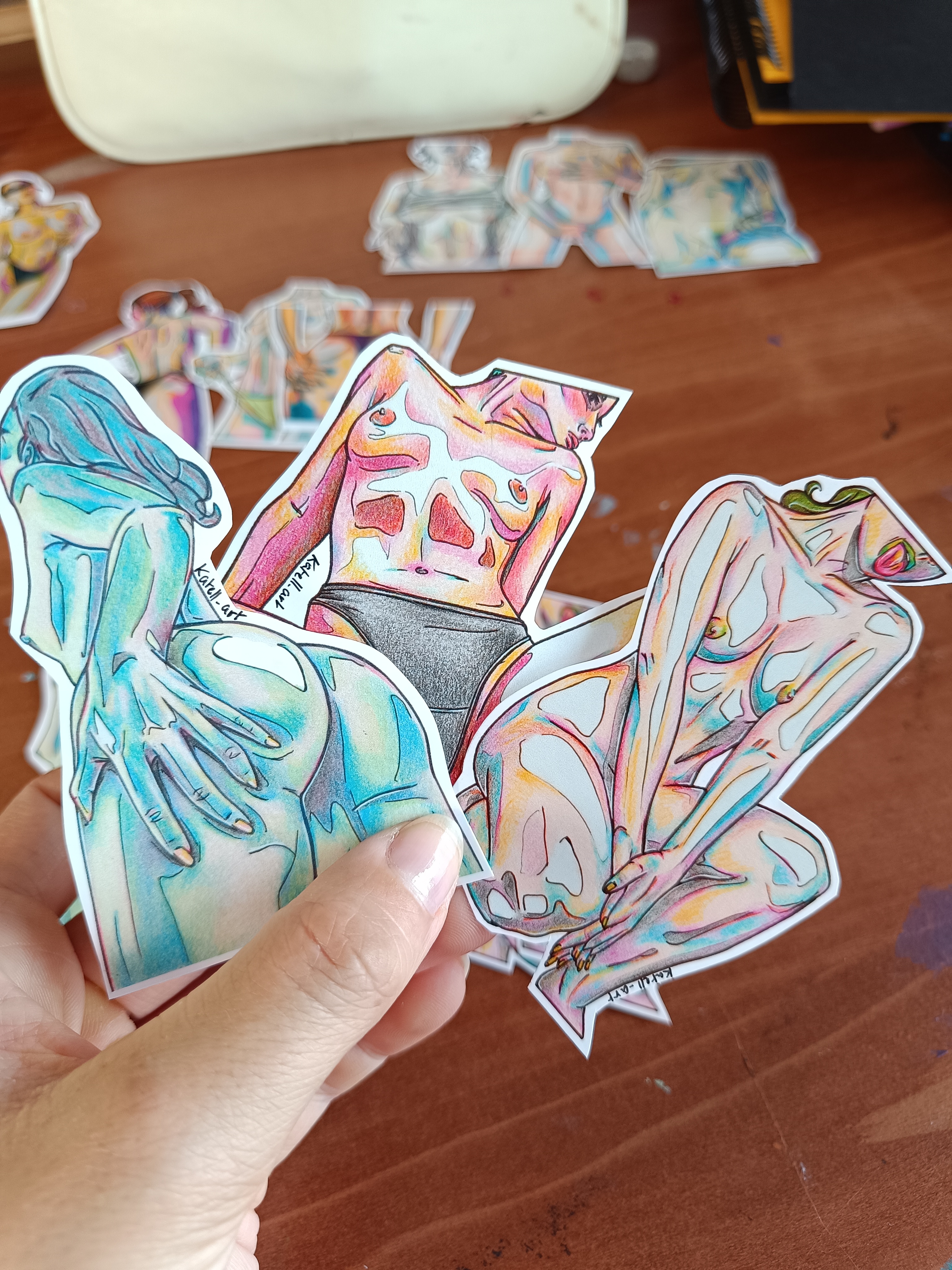 Stickers soft erotic art 4