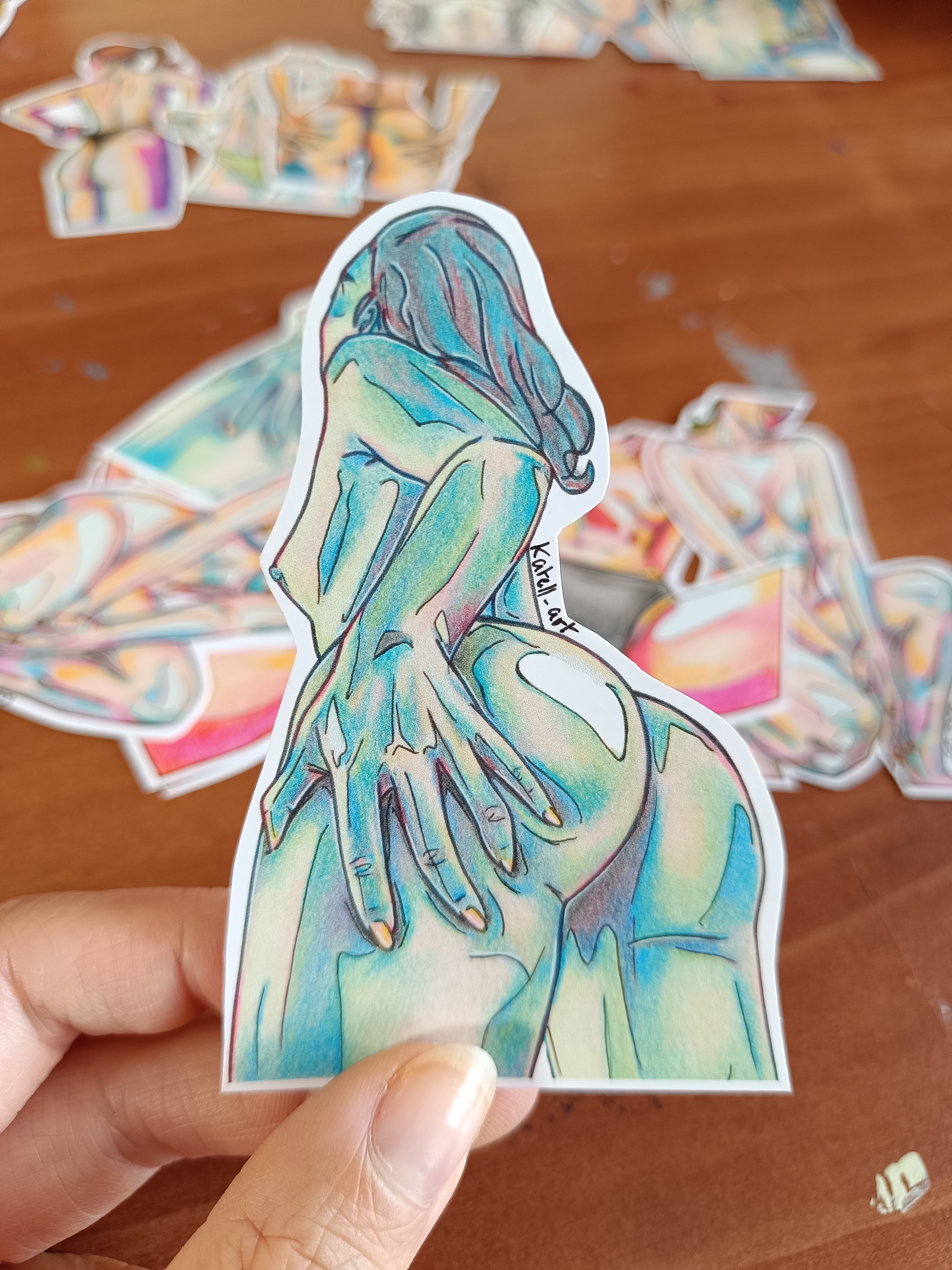 Stickers soft erotic art 4