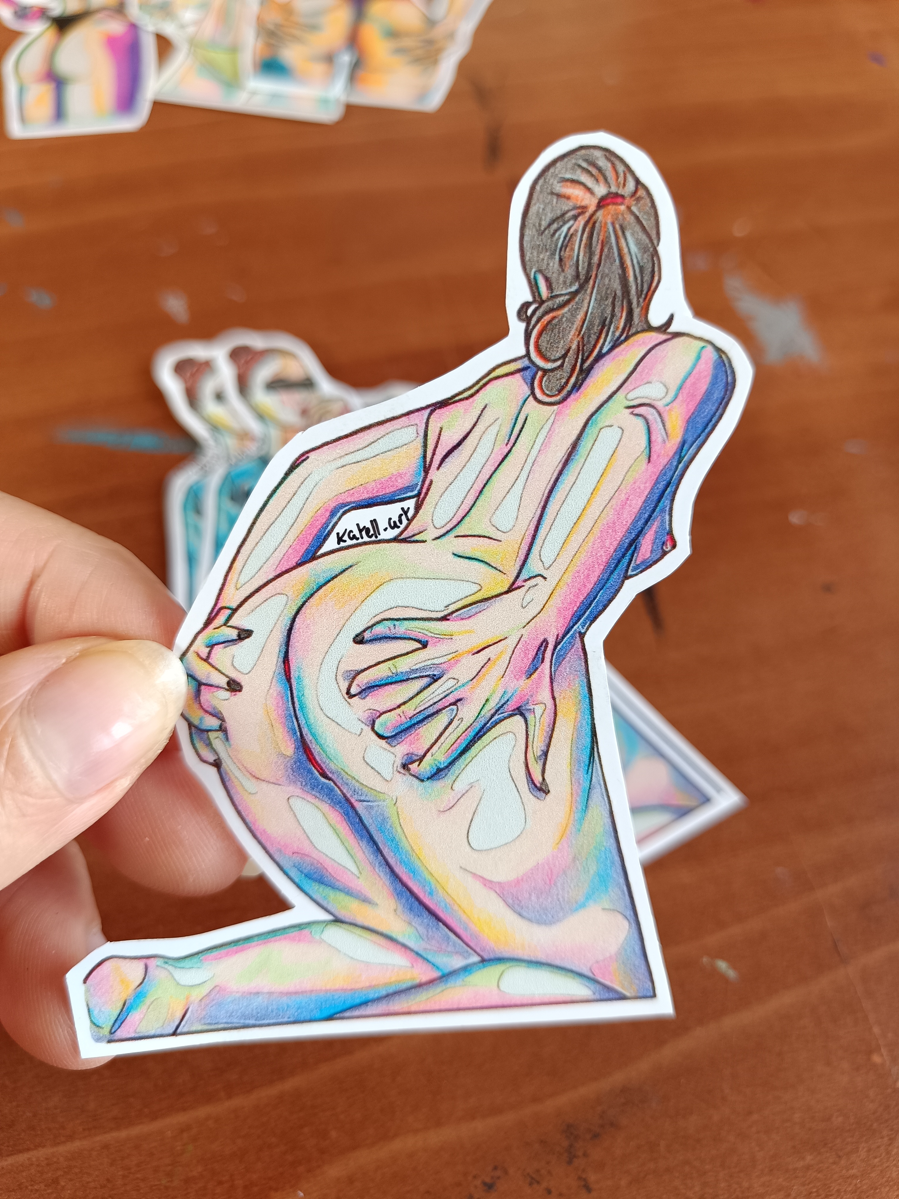 Stickers soft erotic art 5