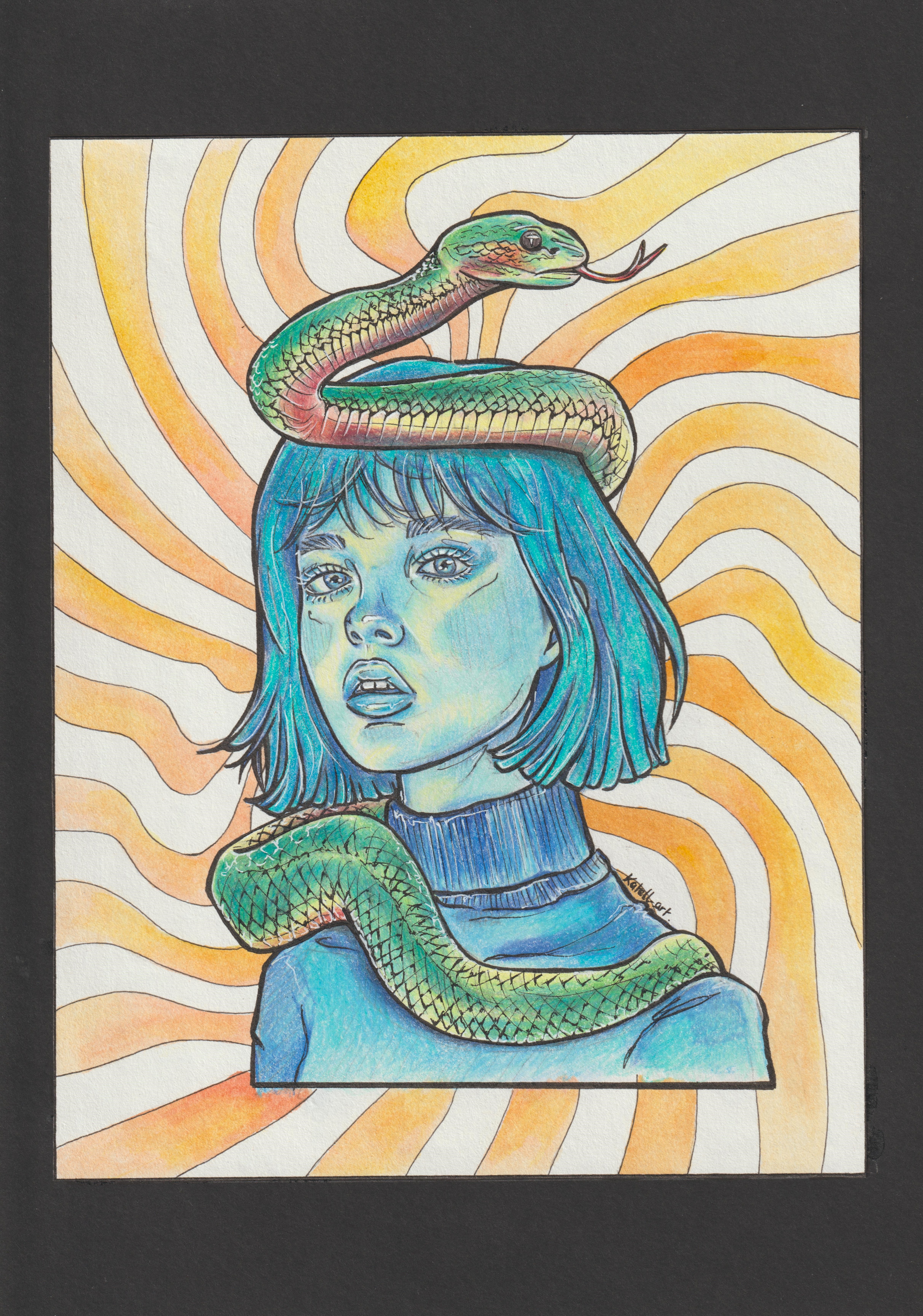 'La fille au serpent'