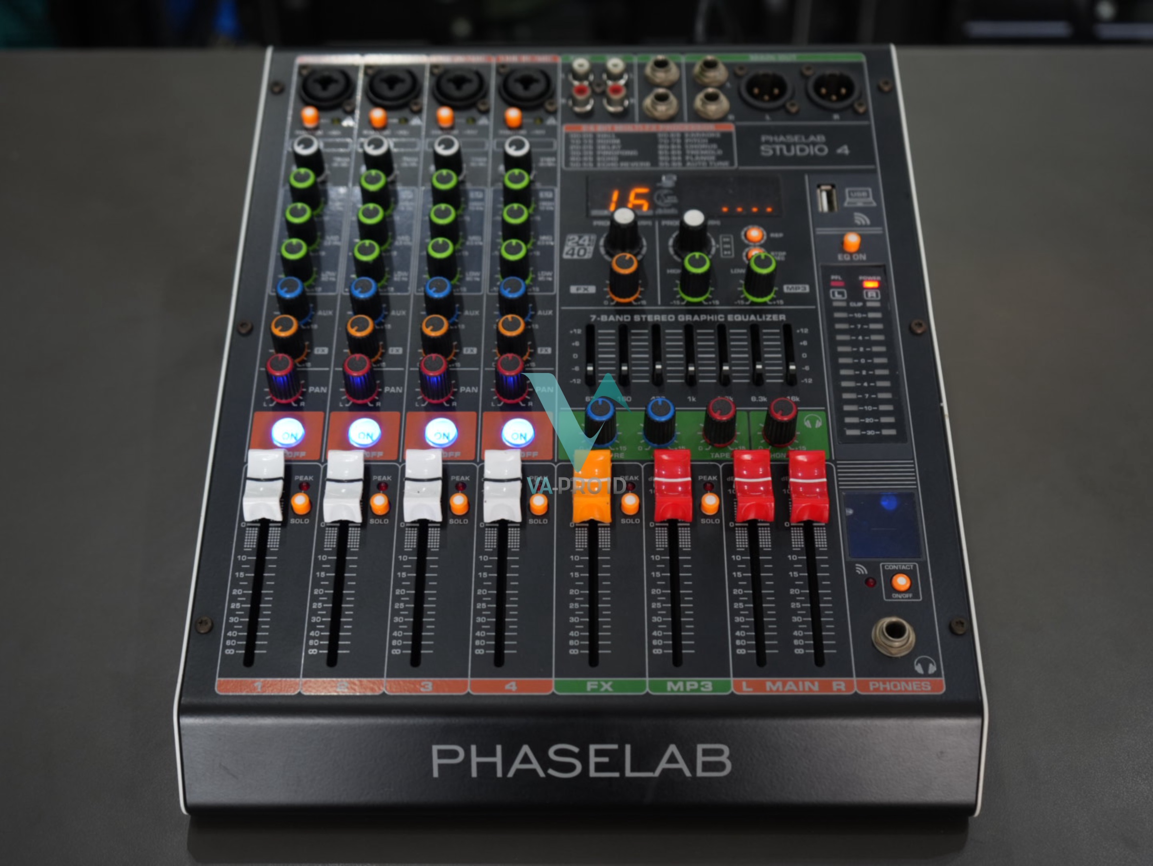 mixer audio Phaselab Studio