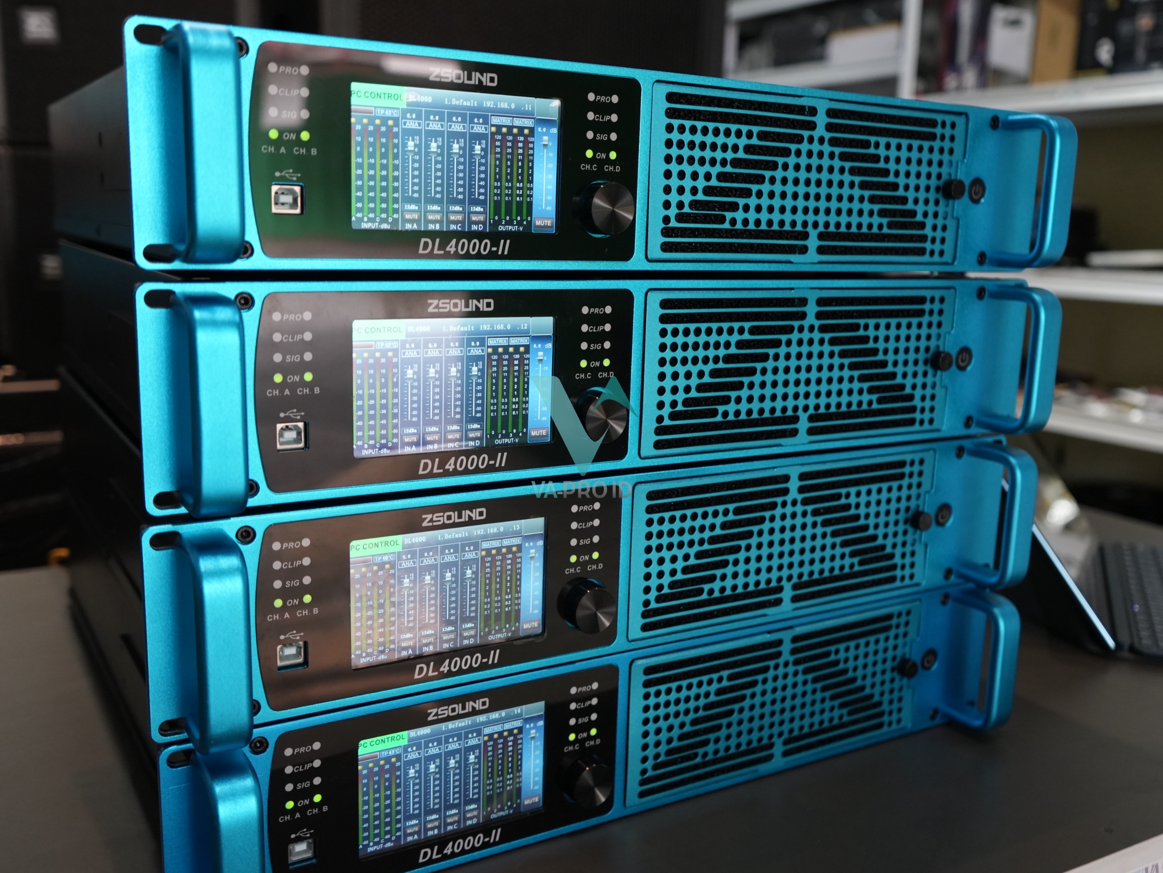 Power amplifier Zsound DL4000II 4chanel build in DSP