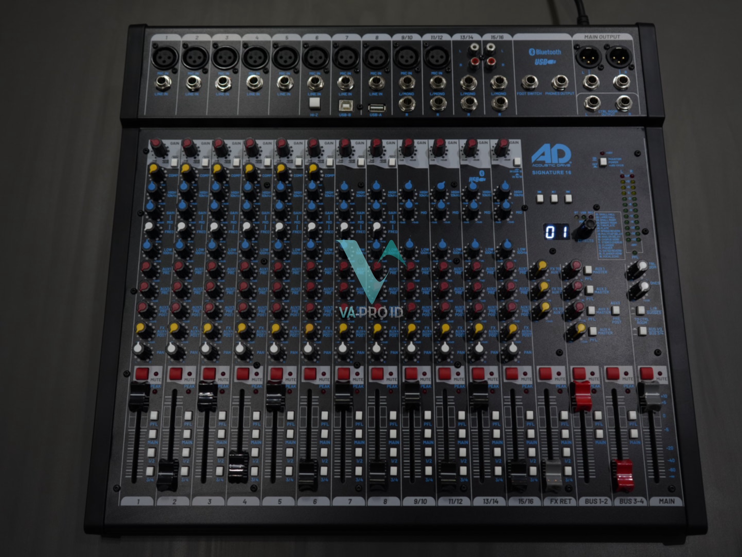 Mixer audio AD signature series