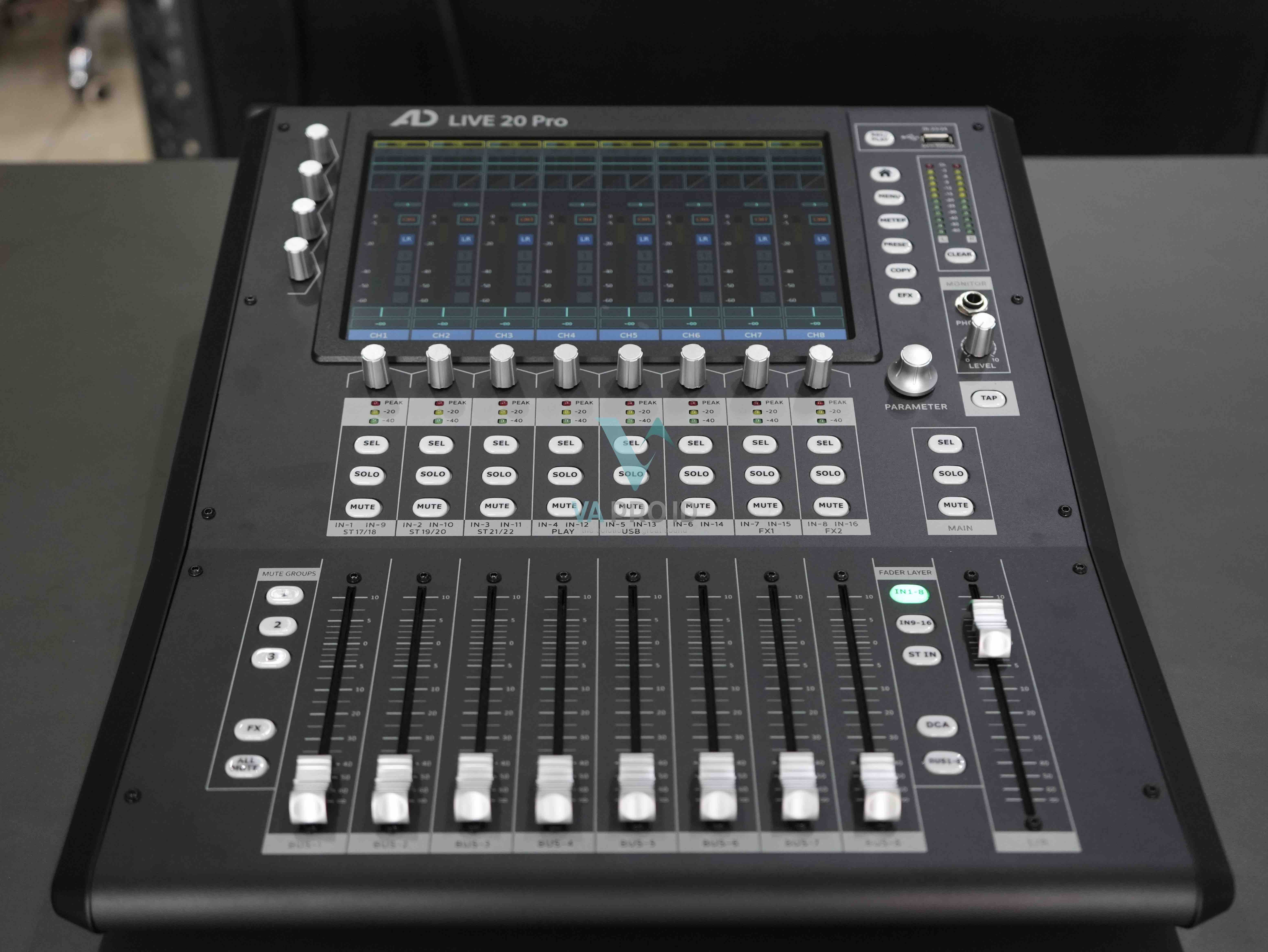 Mixer audio digital AD Live 20 pro 16chanel