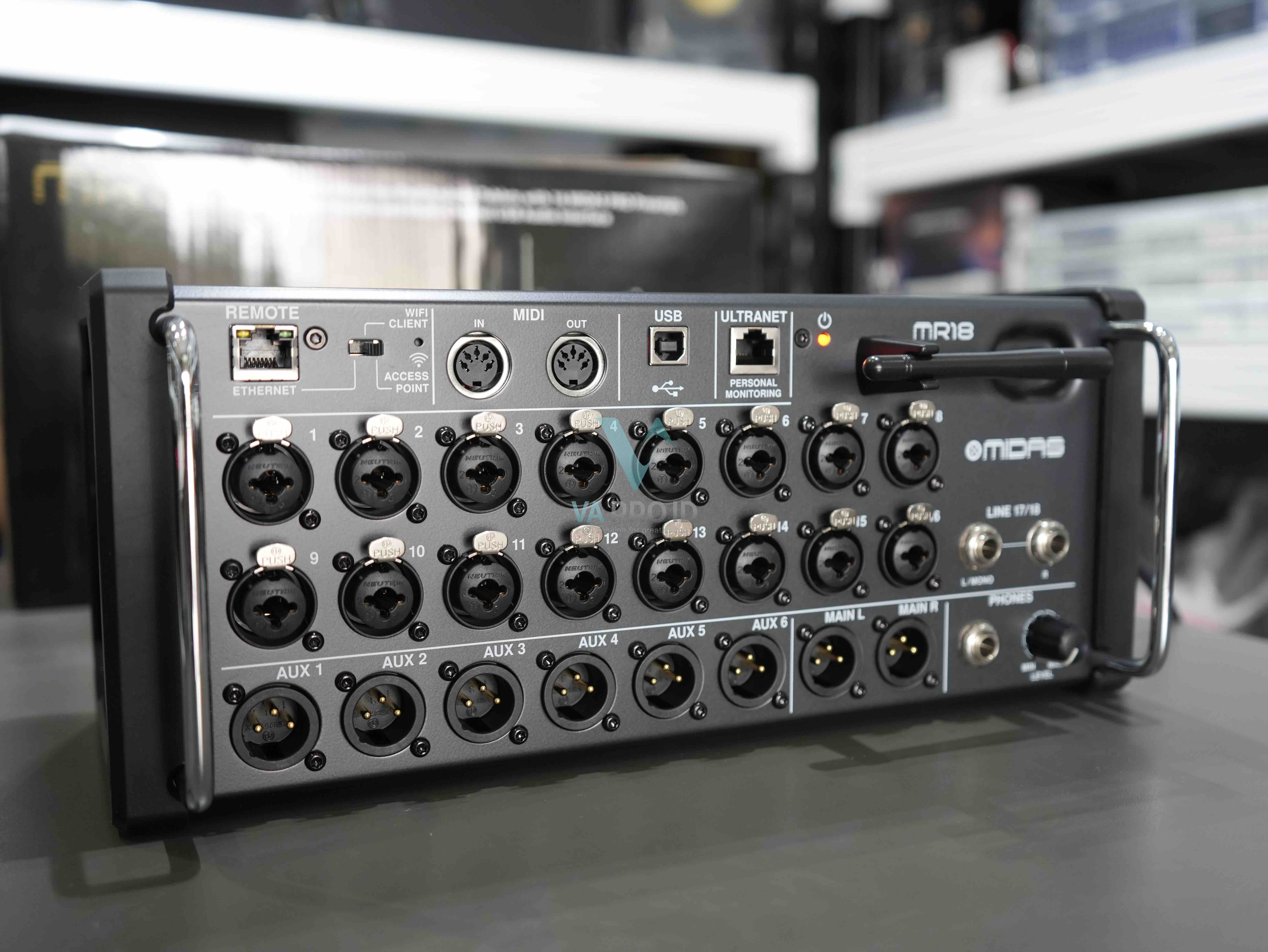 Mixer audio digital midas MR18 