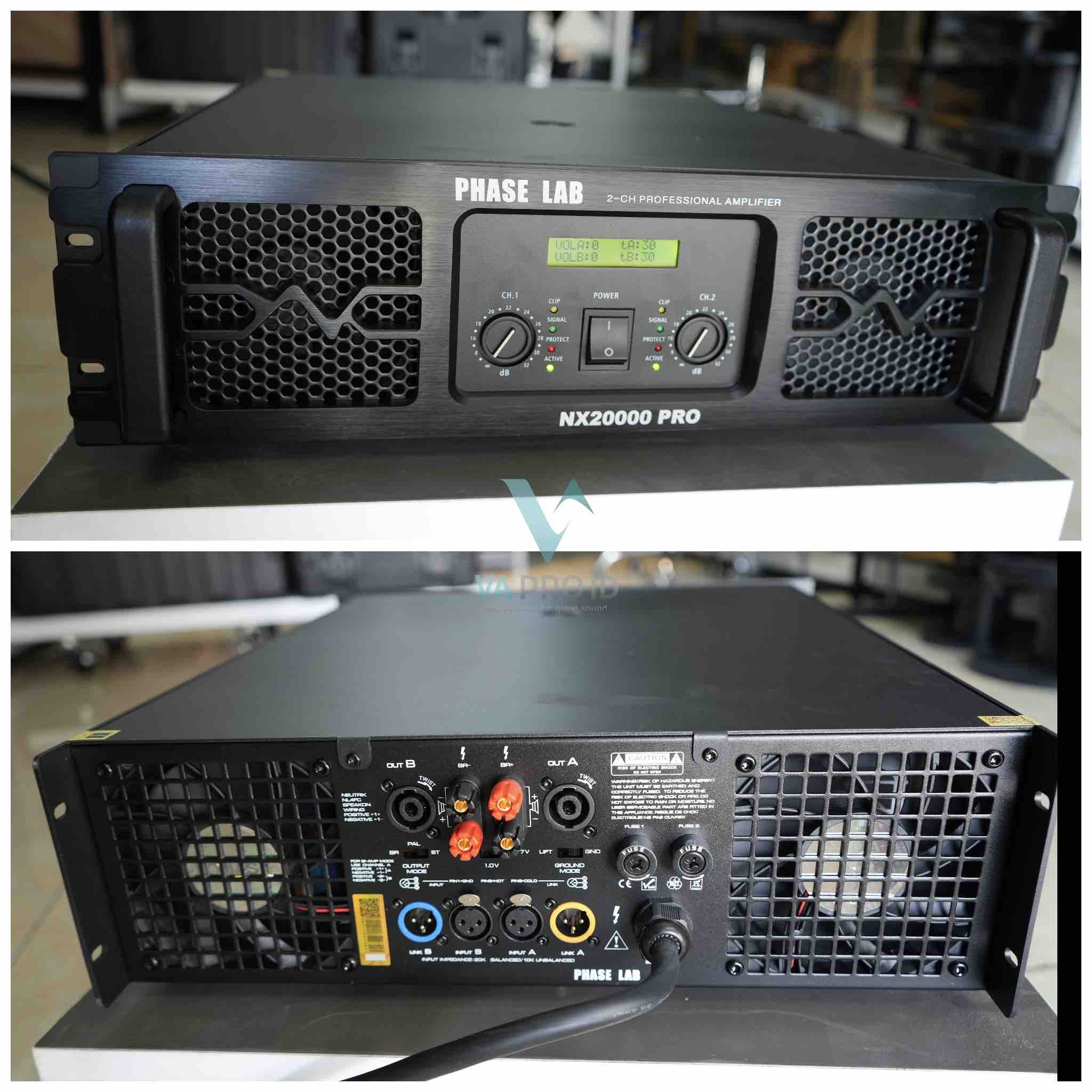 Power amplifier Phaselab NX 2000pro