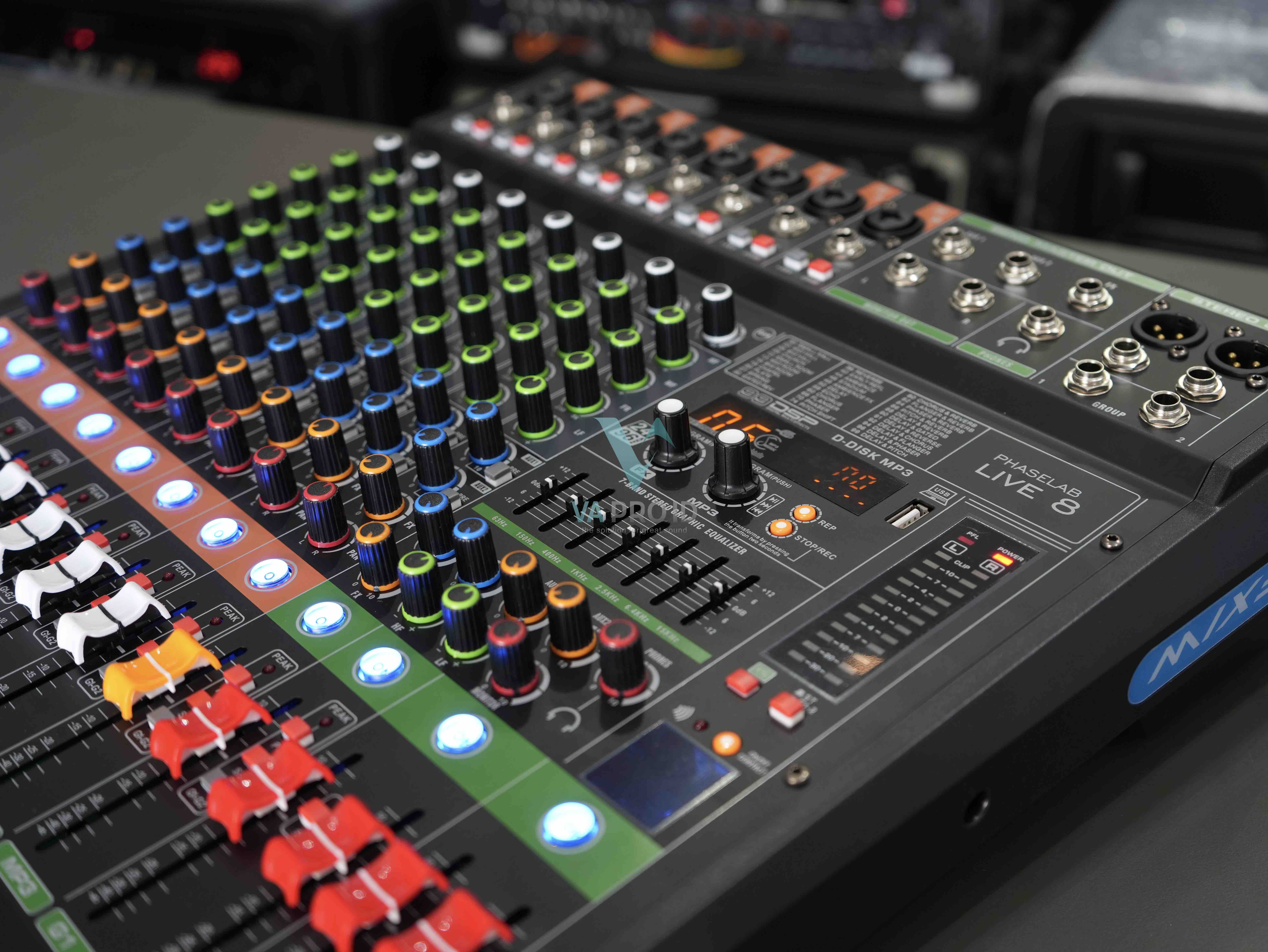 Mixer audio phaselab Live 8