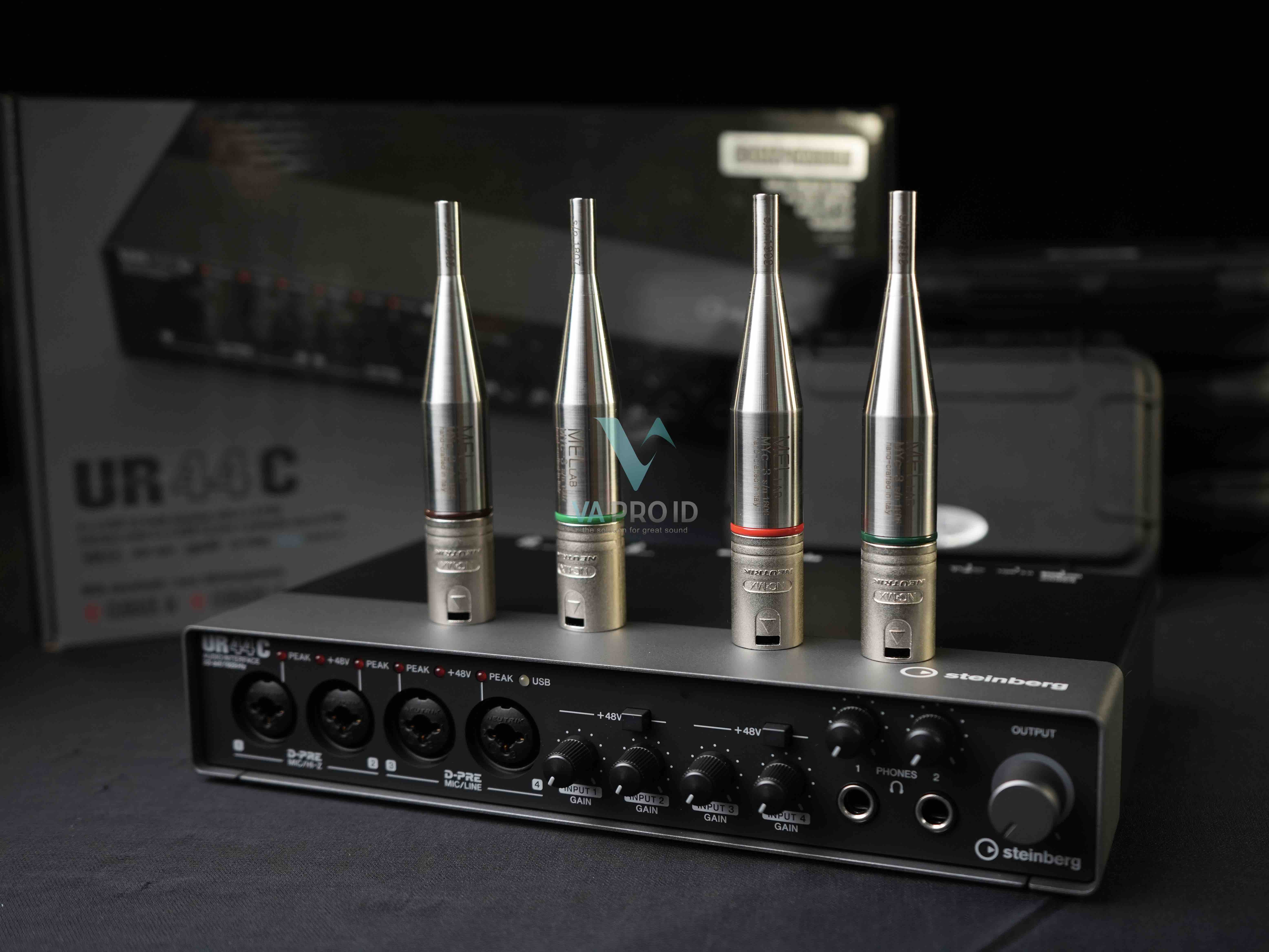 RTA Measurement Steinberg ur44c mic Mellab myc3