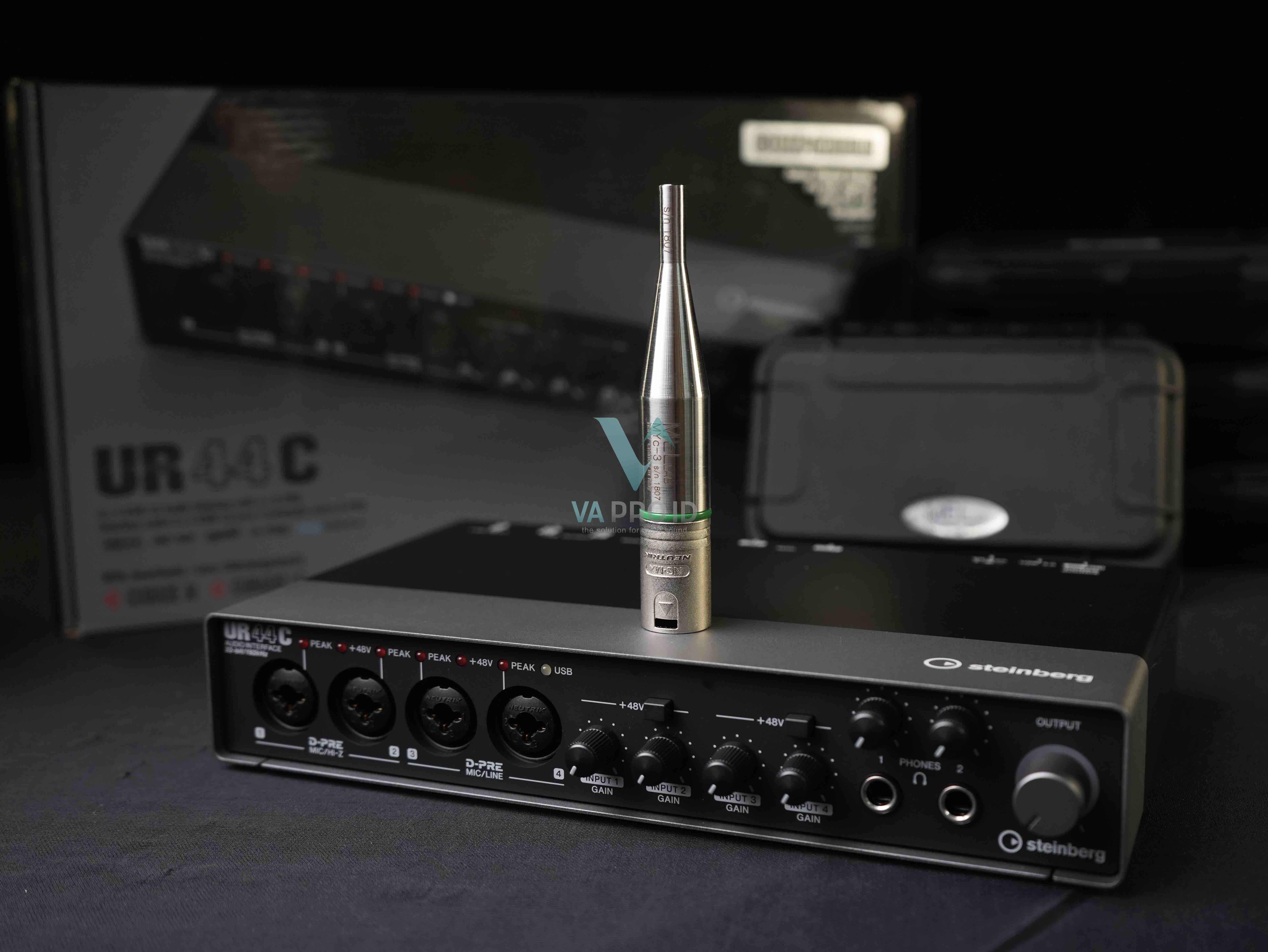 RTA Measurement Steinberg ur44c mic Mellab myc3