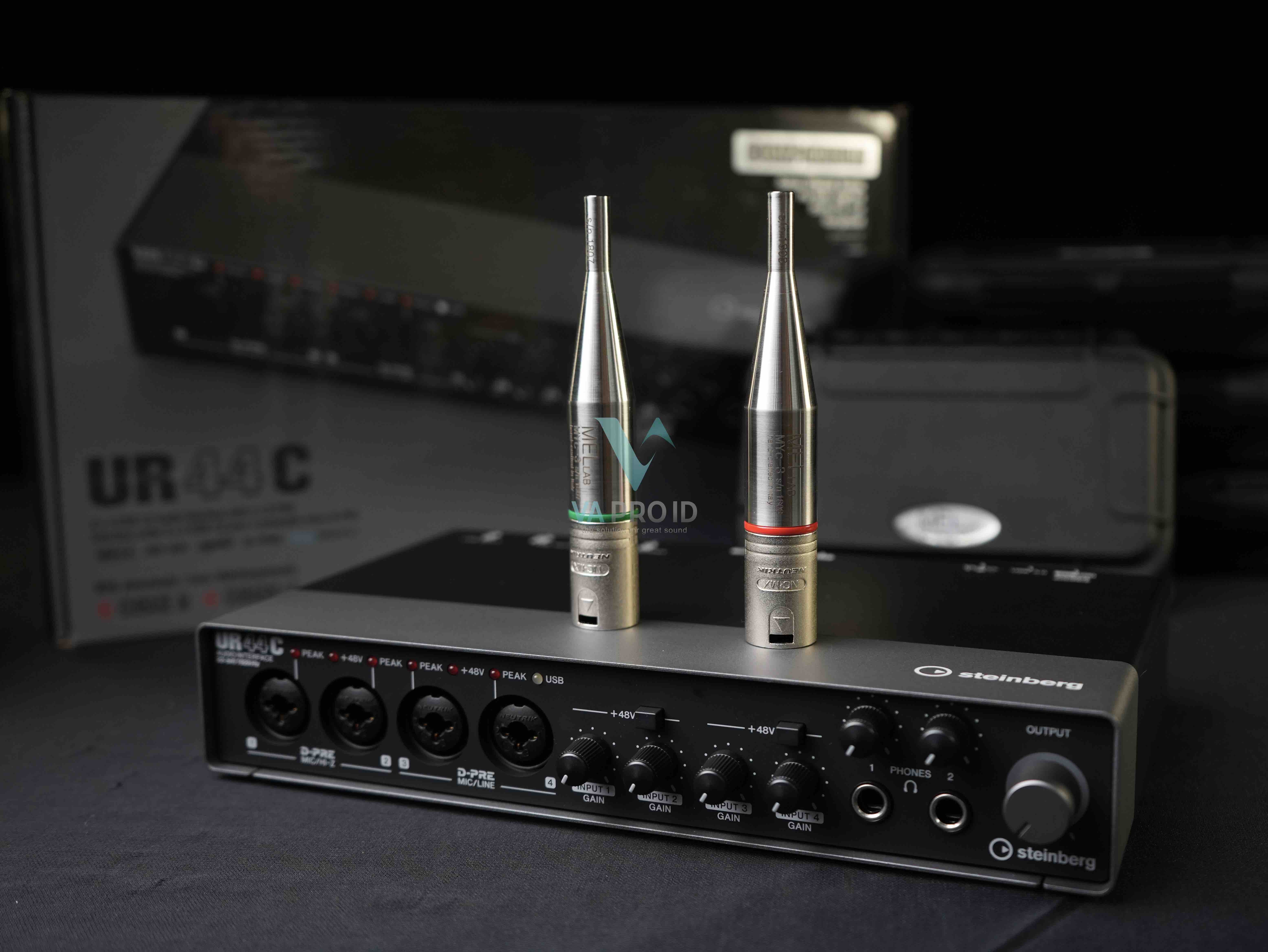 RTA Measurement Steinberg ur44c mic Mellab myc3