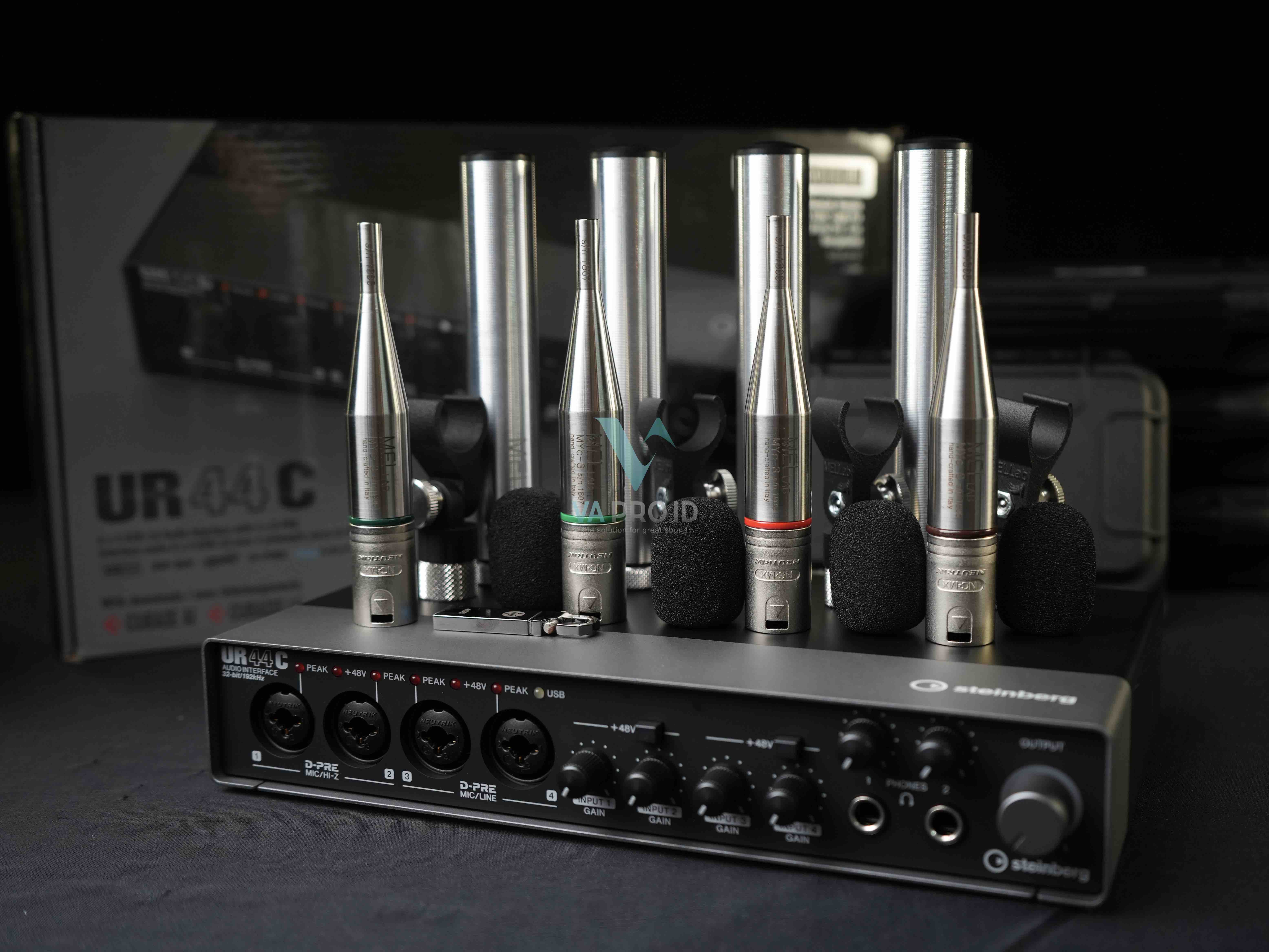 RTA Measurement Steinberg ur44c mic Mellab myc3