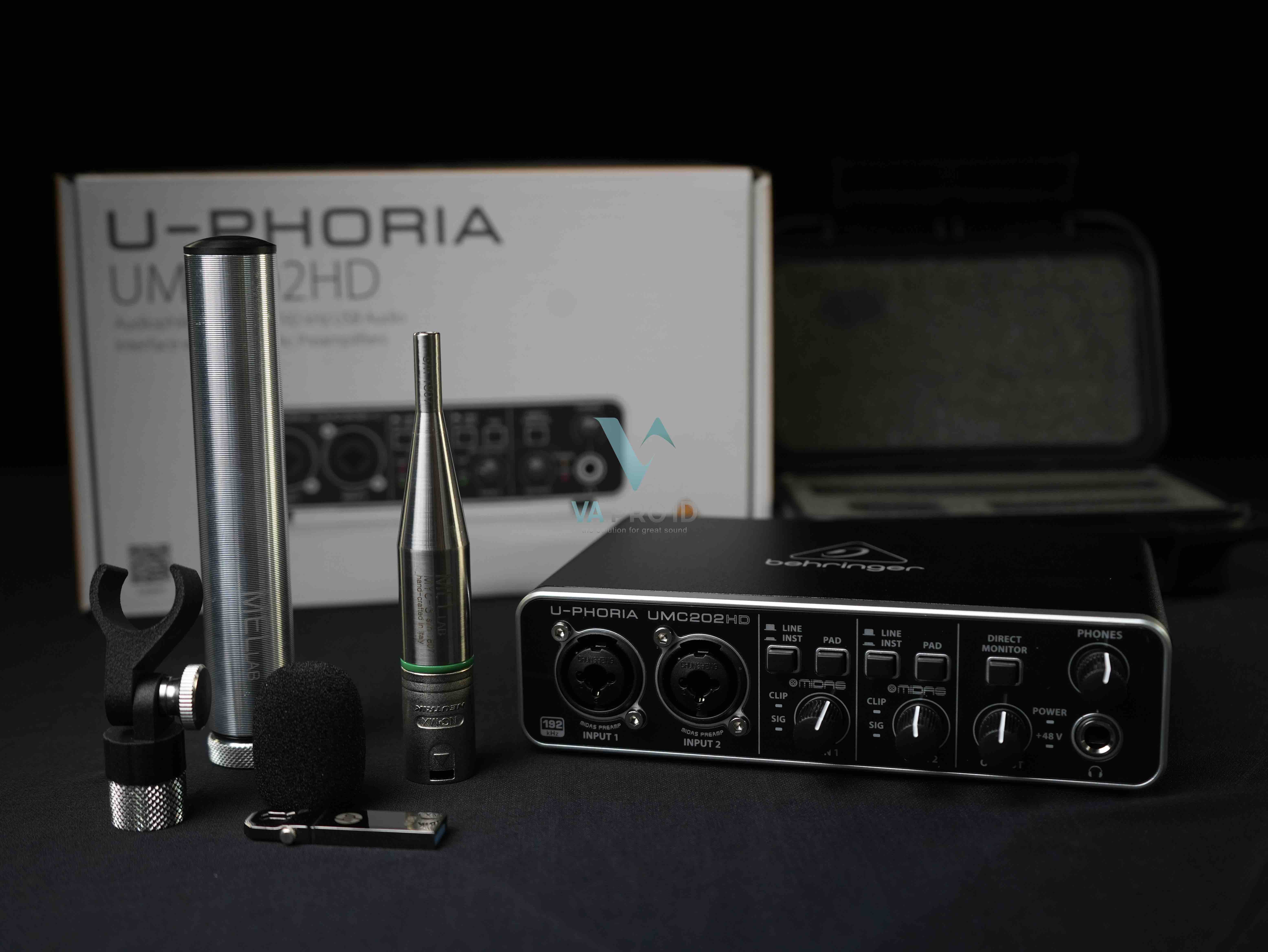 RTA Measurement Behringer umc202hd mic mellab myc3 Italy