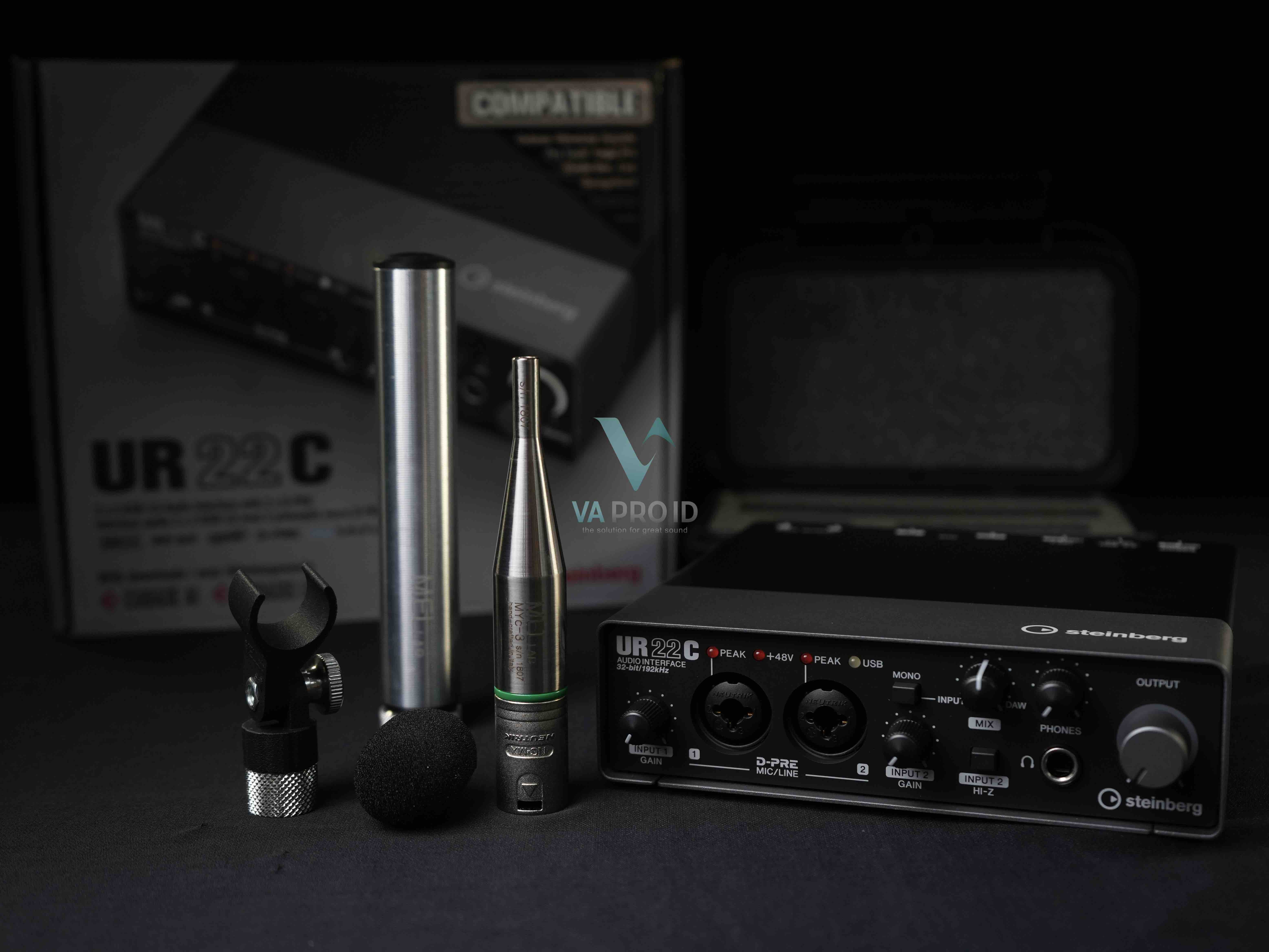 RTA Measurement steinberg ur22c mic mellab myc3