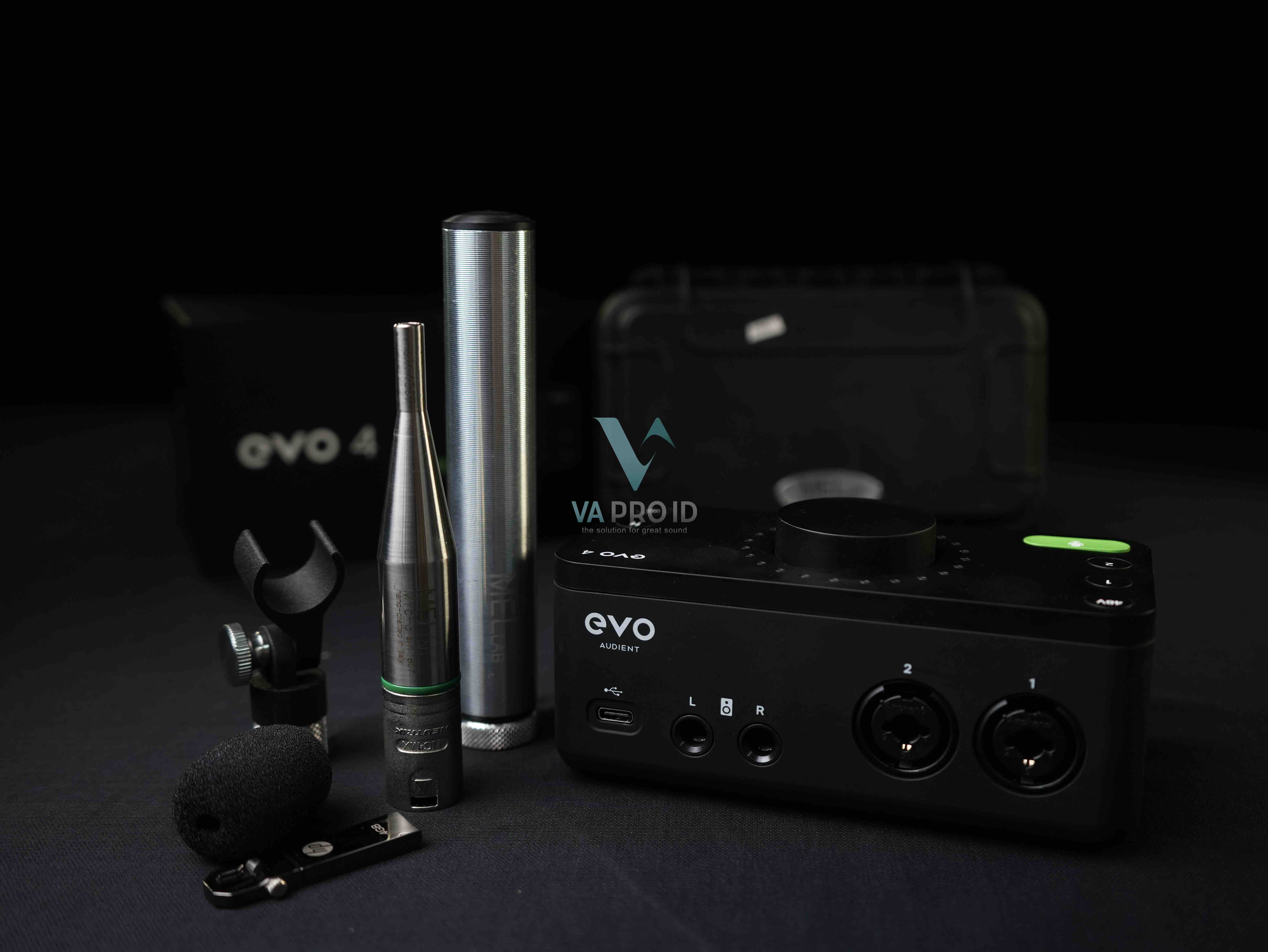 RTA Measurement audient evo4 mic mellab myc3