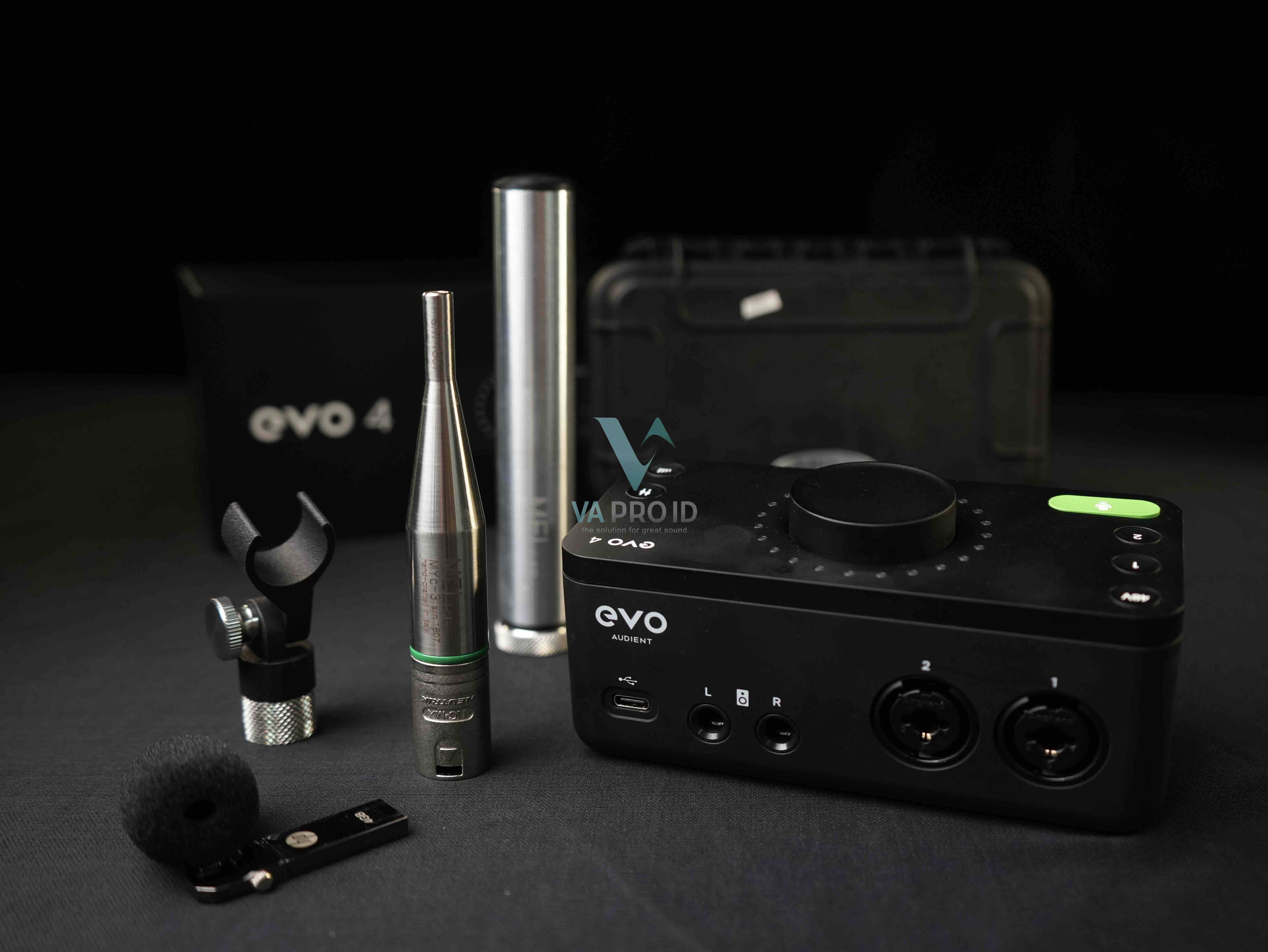 RTA Measurement audient evo4 mic mellab myc3