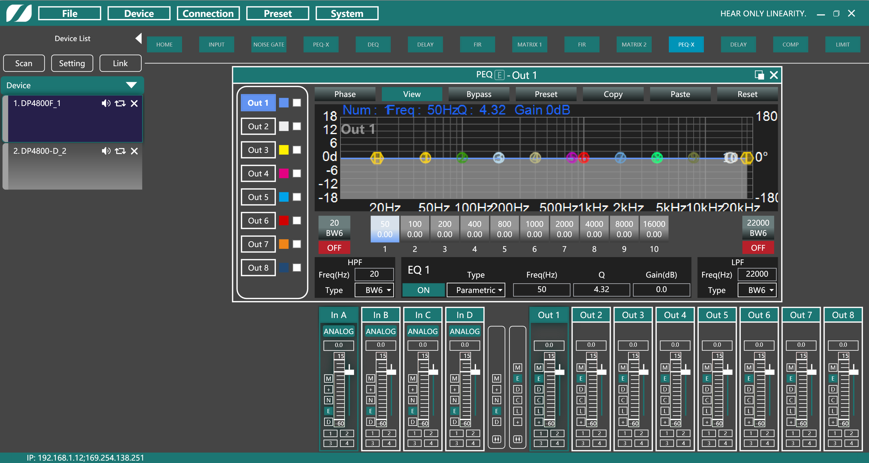 Software PHASELAB DP4800F DP4800D