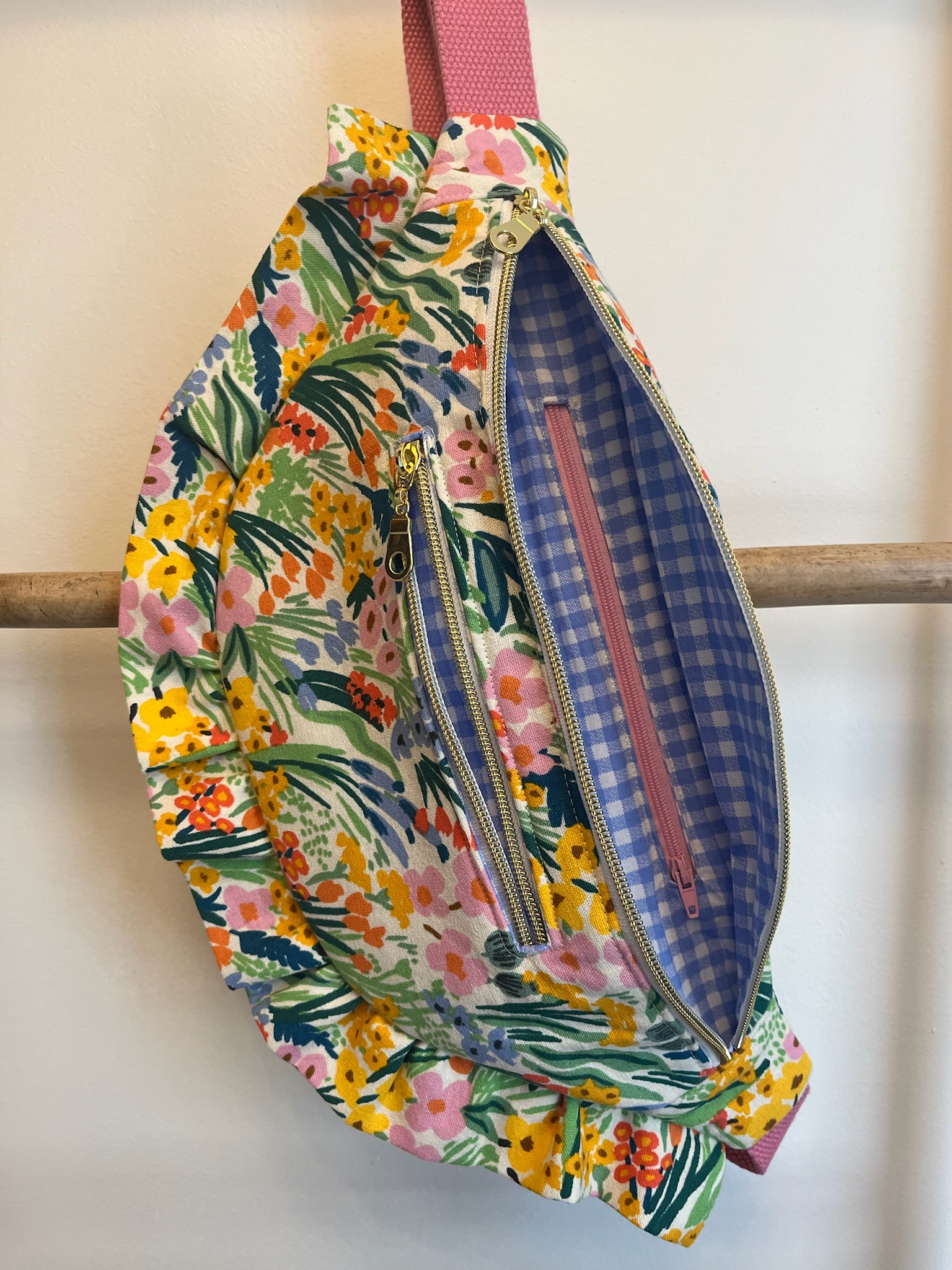 Sac banane Lisboa fleuri