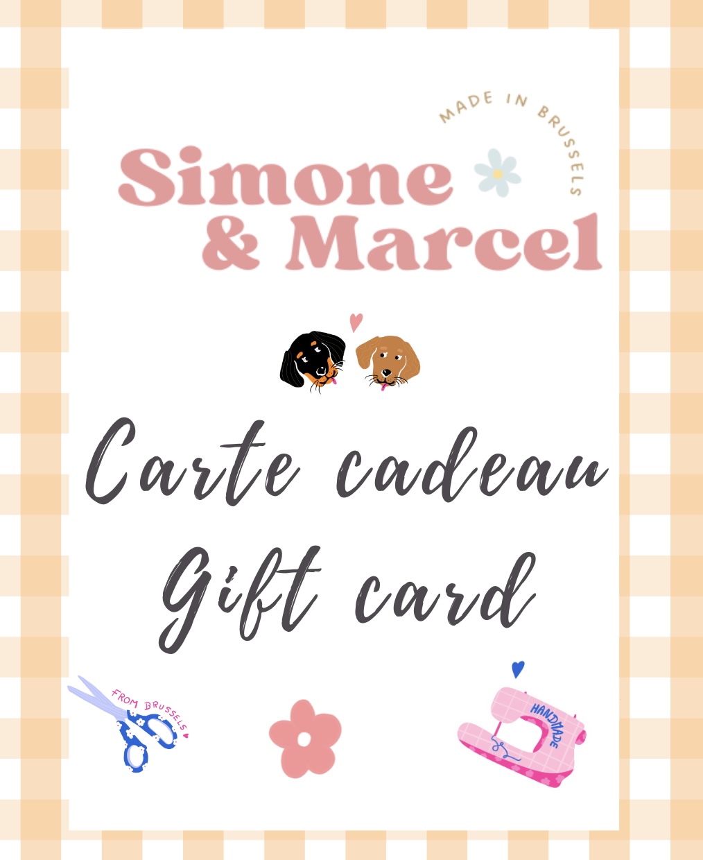 La carte cadeau Simone & Marcel