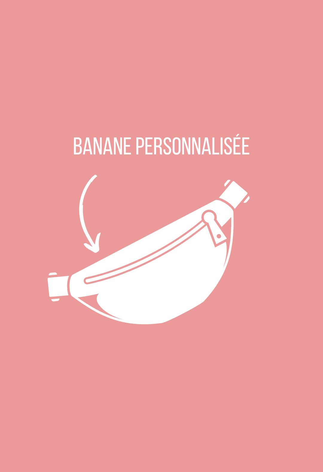 Sac banane personnalisé