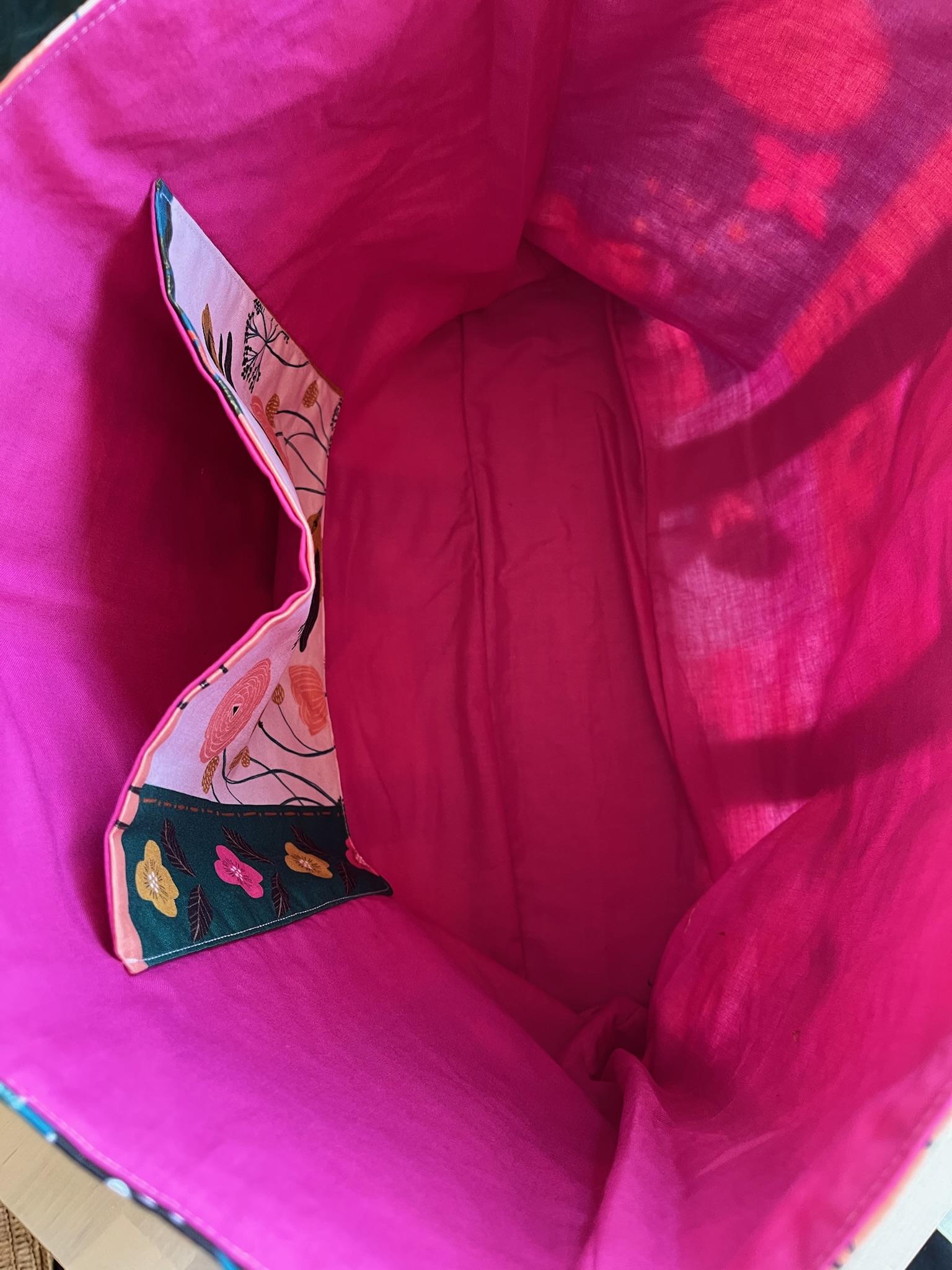 Cabas Tulum effet patchwork 