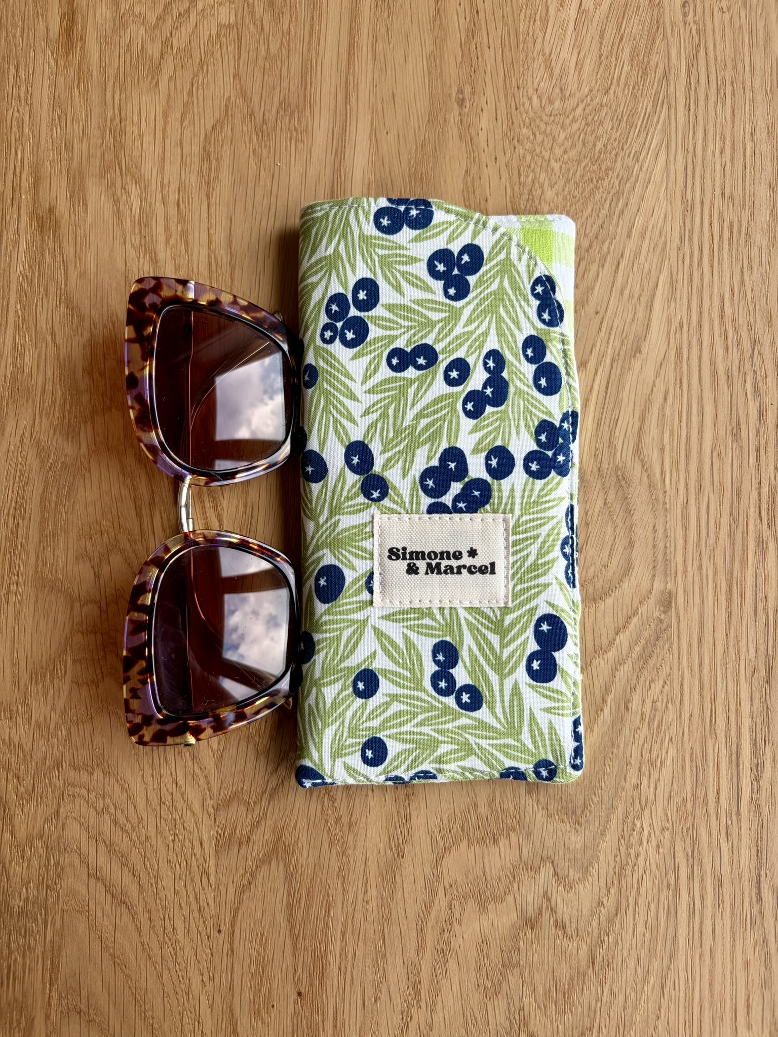 Etui à lunettes - Myrtilles