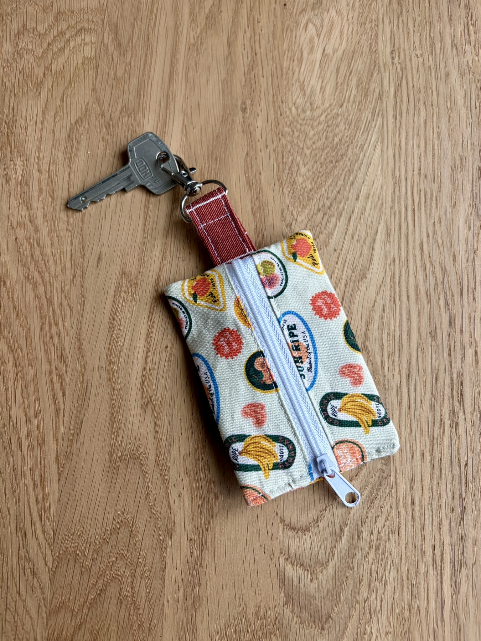 Porte-clé pochette - Fruits