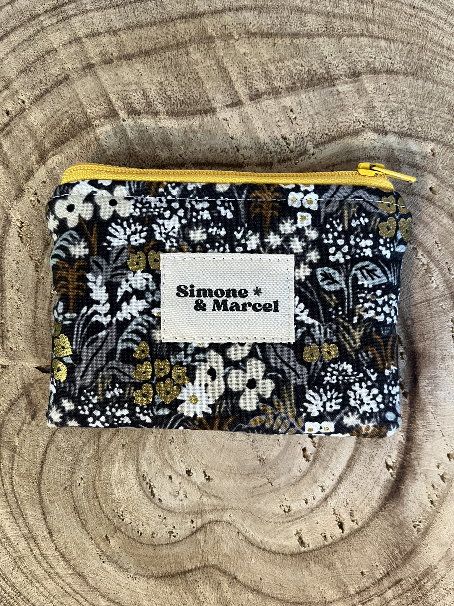 Porte-monnaie Rouen fleuri - collection Vienna