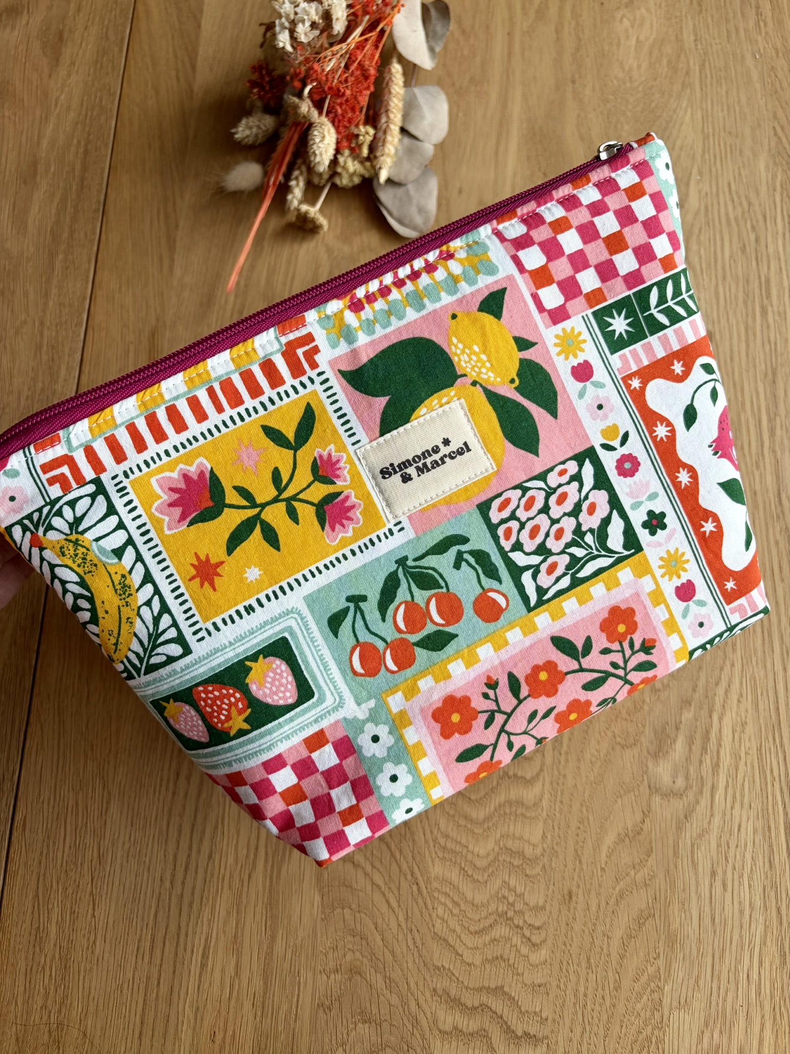 Trousse de toilette - collection Jardin de Simone