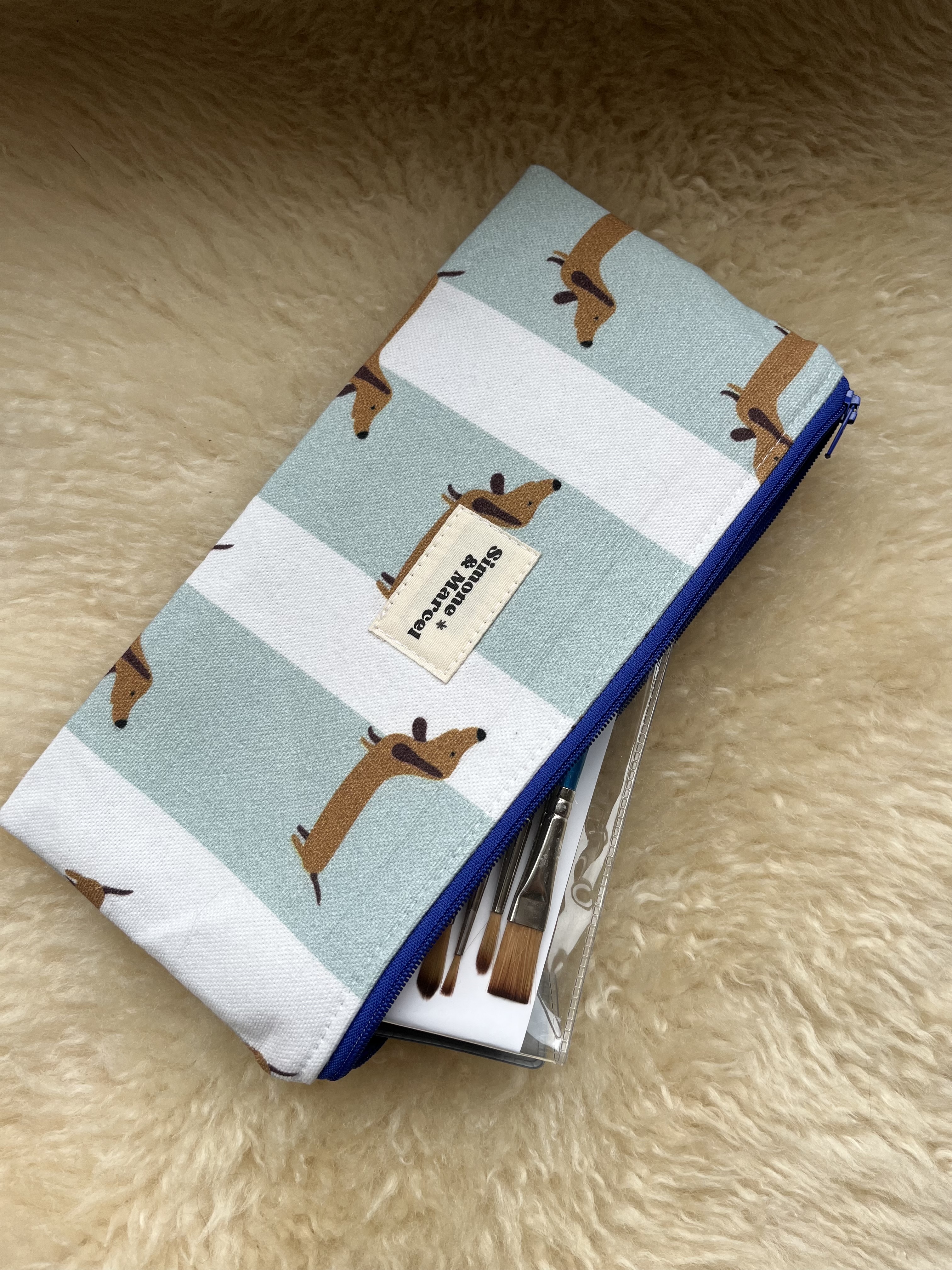 Pochette plate Teckel