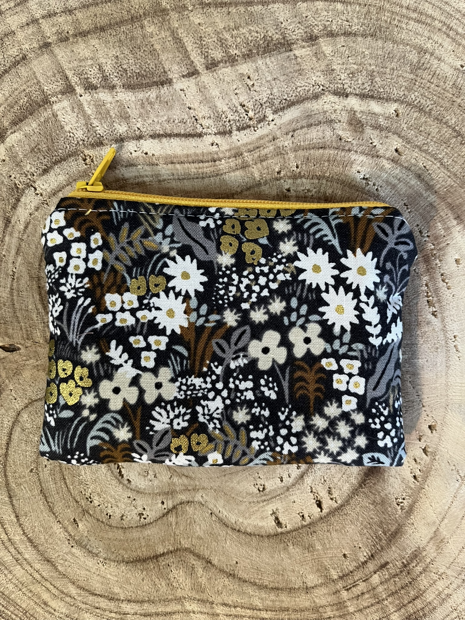 Porte-monnaie Rouen fleuri - collection Vienna